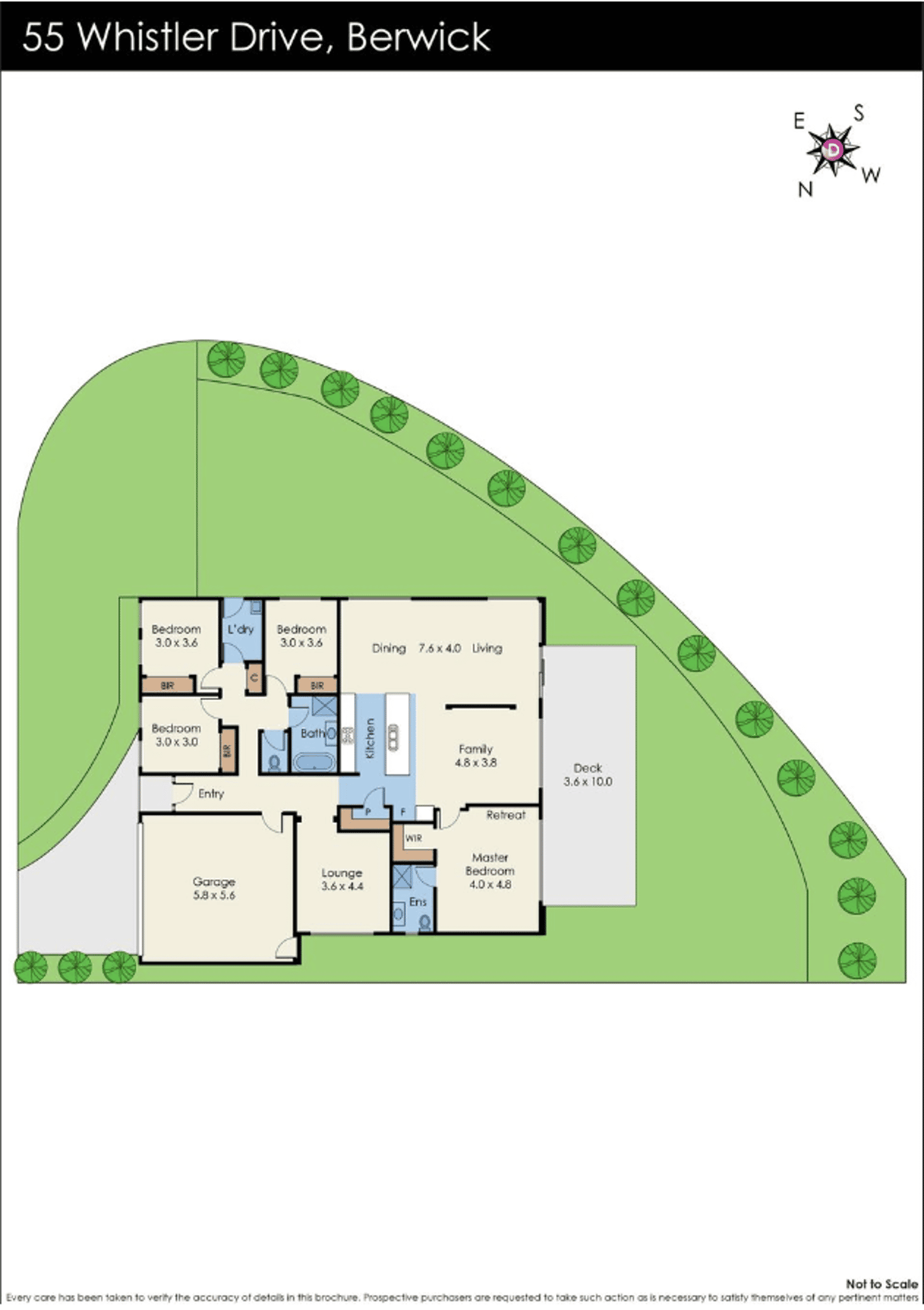 Floorplan of Homely house listing, 55 Whistler Drive, Berwick VIC 3806