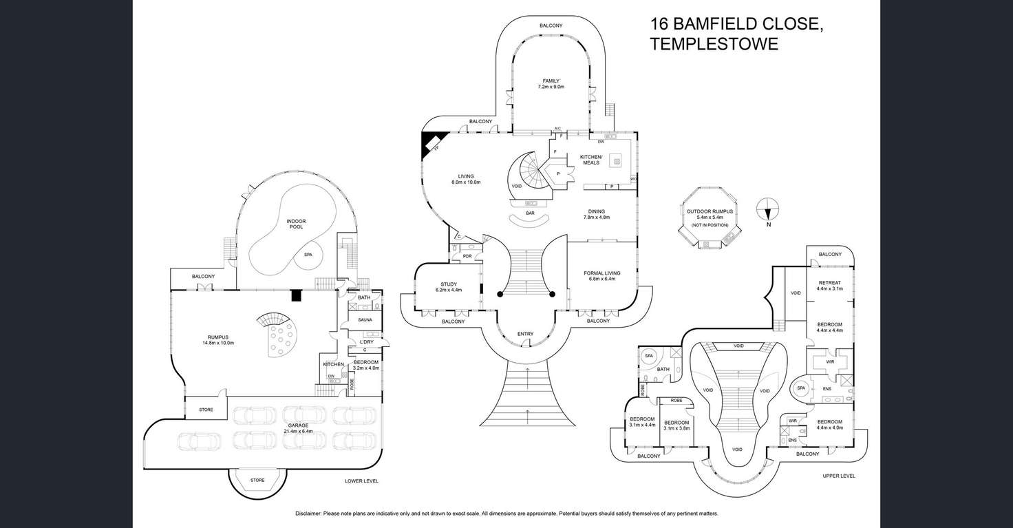 Floorplan of Homely house listing, 16 Bamfield Close, Templestowe VIC 3106