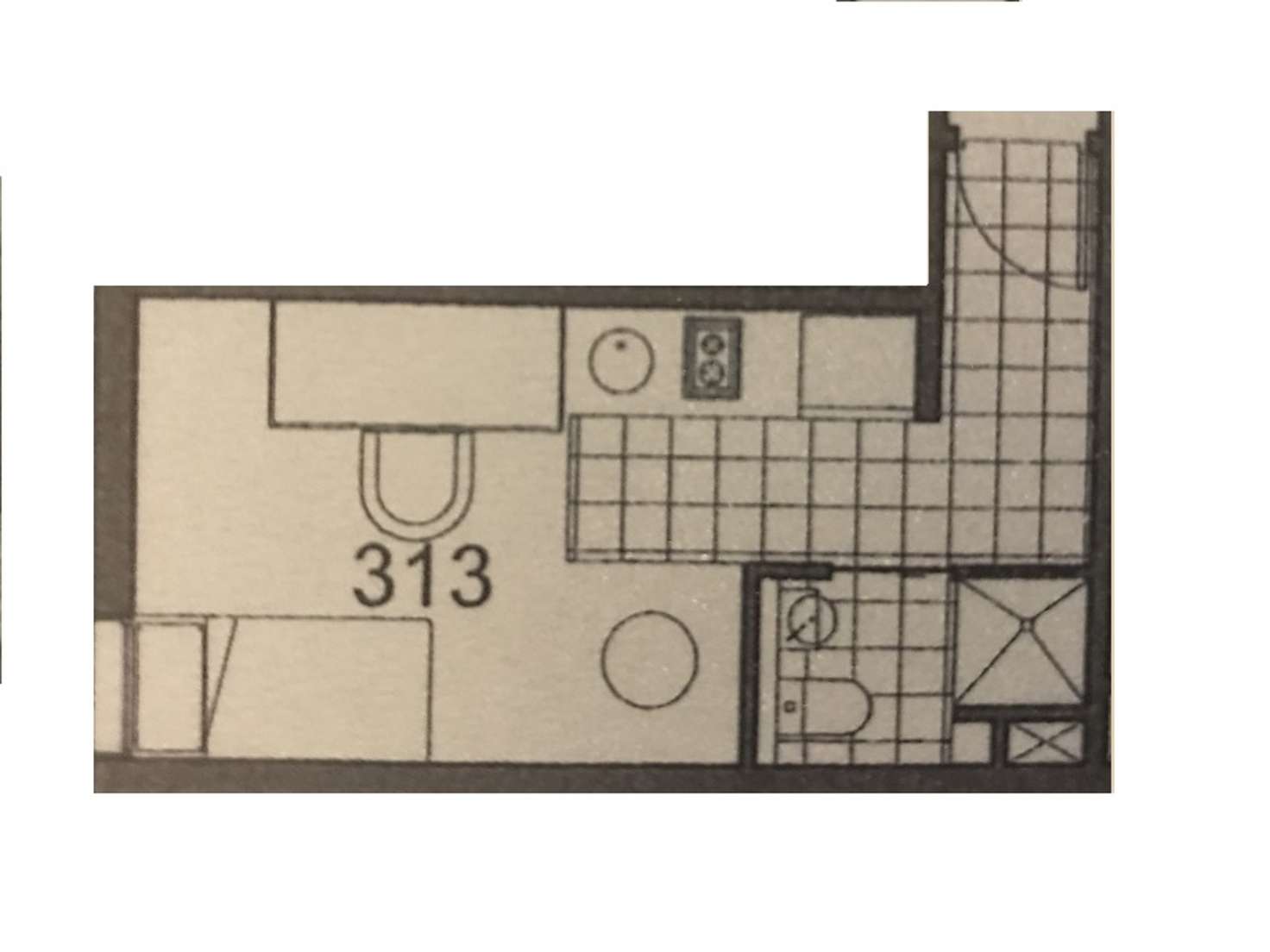 Floorplan of Homely house listing, 313/9 Earl Street, Carlton VIC 3053