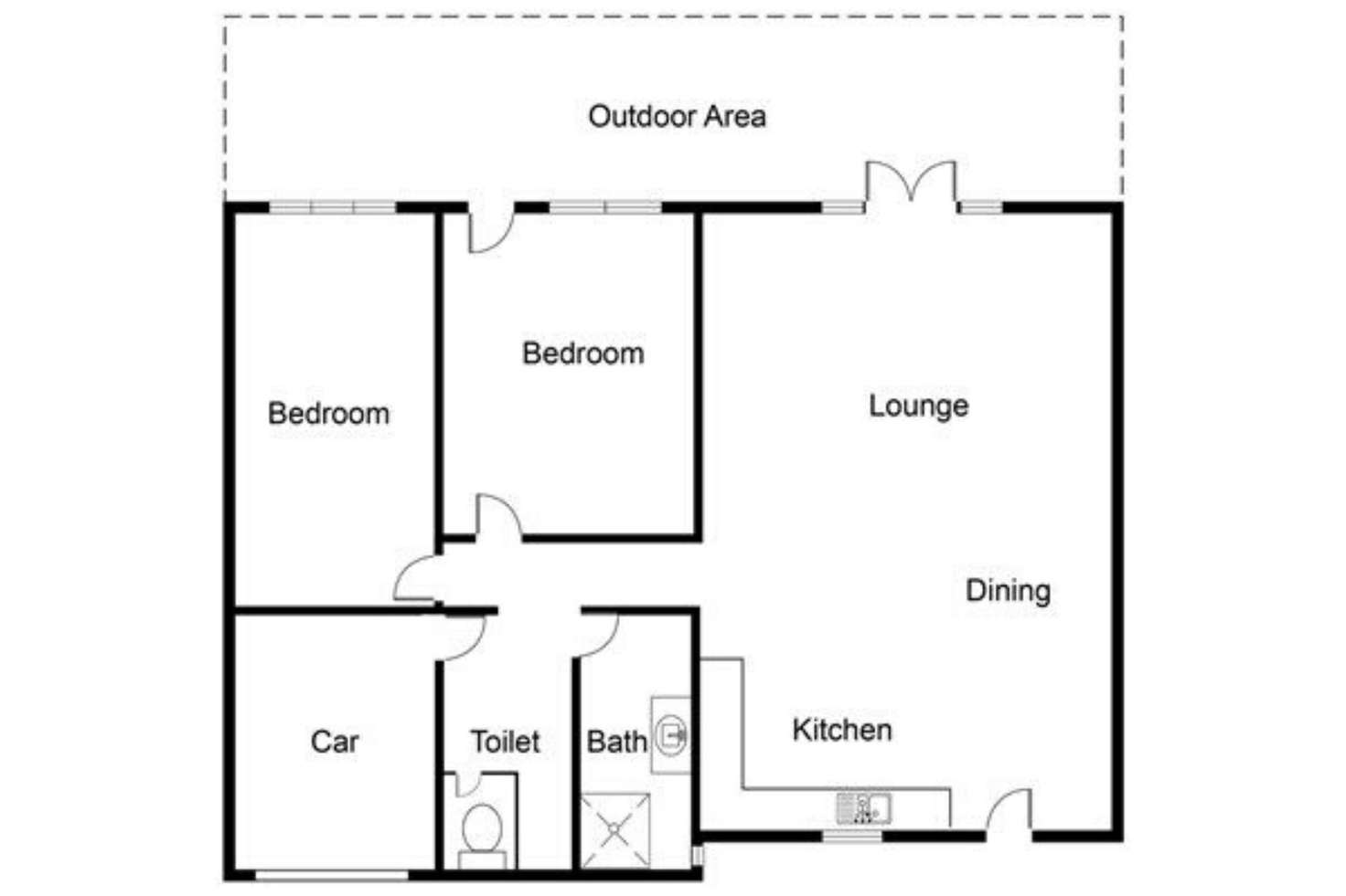 Floorplan of Homely house listing, 2-77 Avoca Street, Millbank QLD 4670