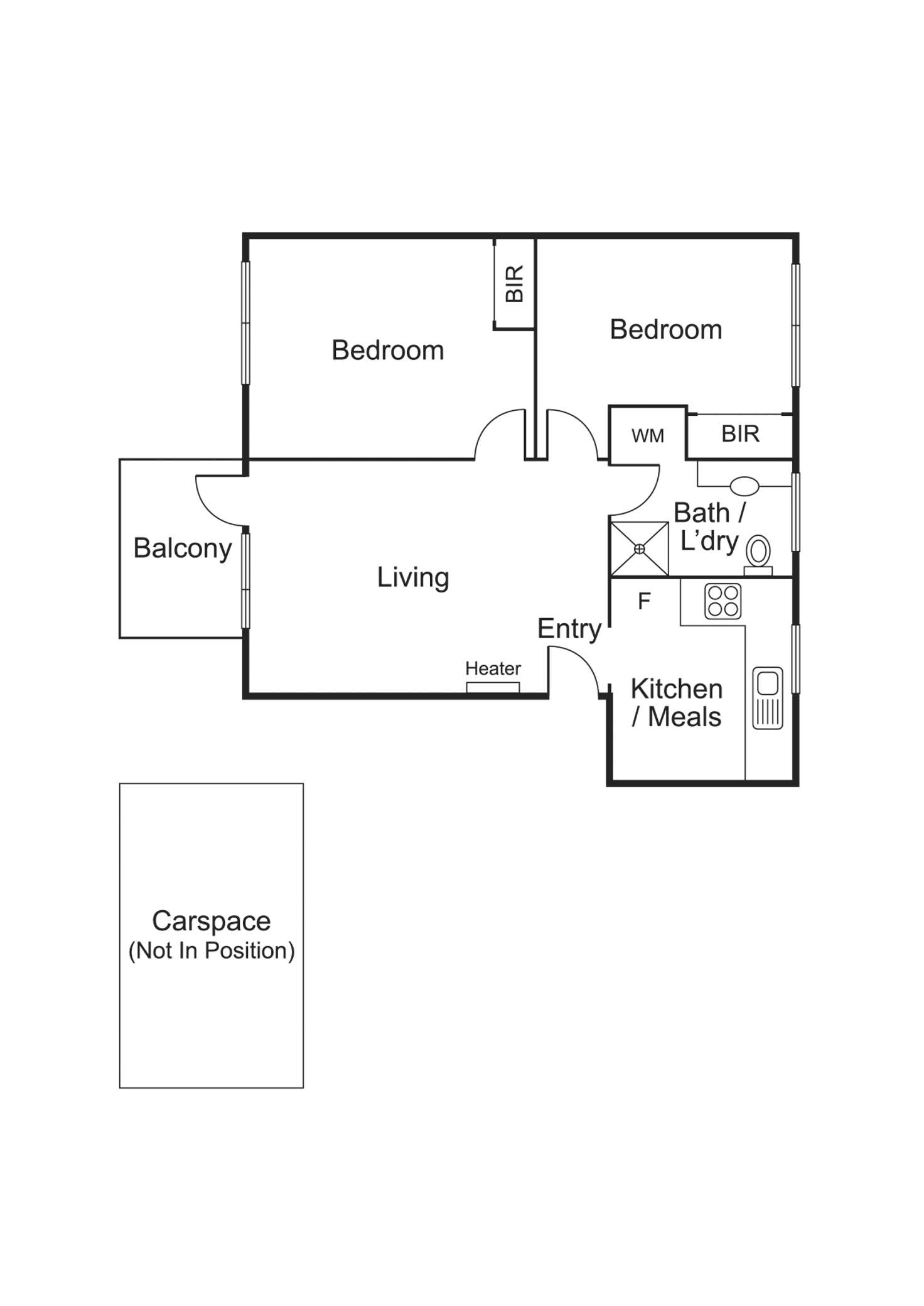 Floorplan of Homely apartment listing, 9/29 The Avenue, Prahran VIC 3181
