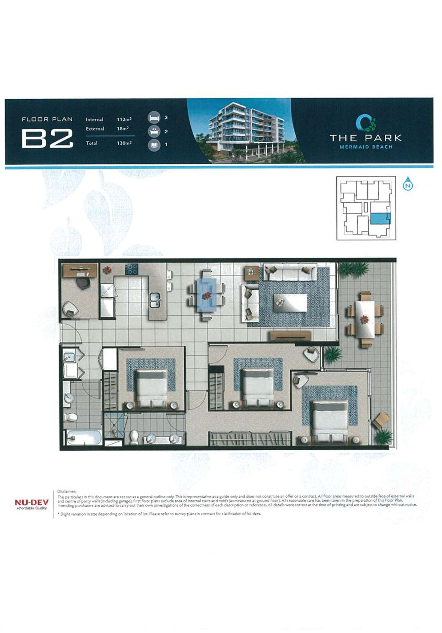 Floorplan of Homely apartment listing, 502/9 Markeri Street, Mermaid Beach QLD 4218