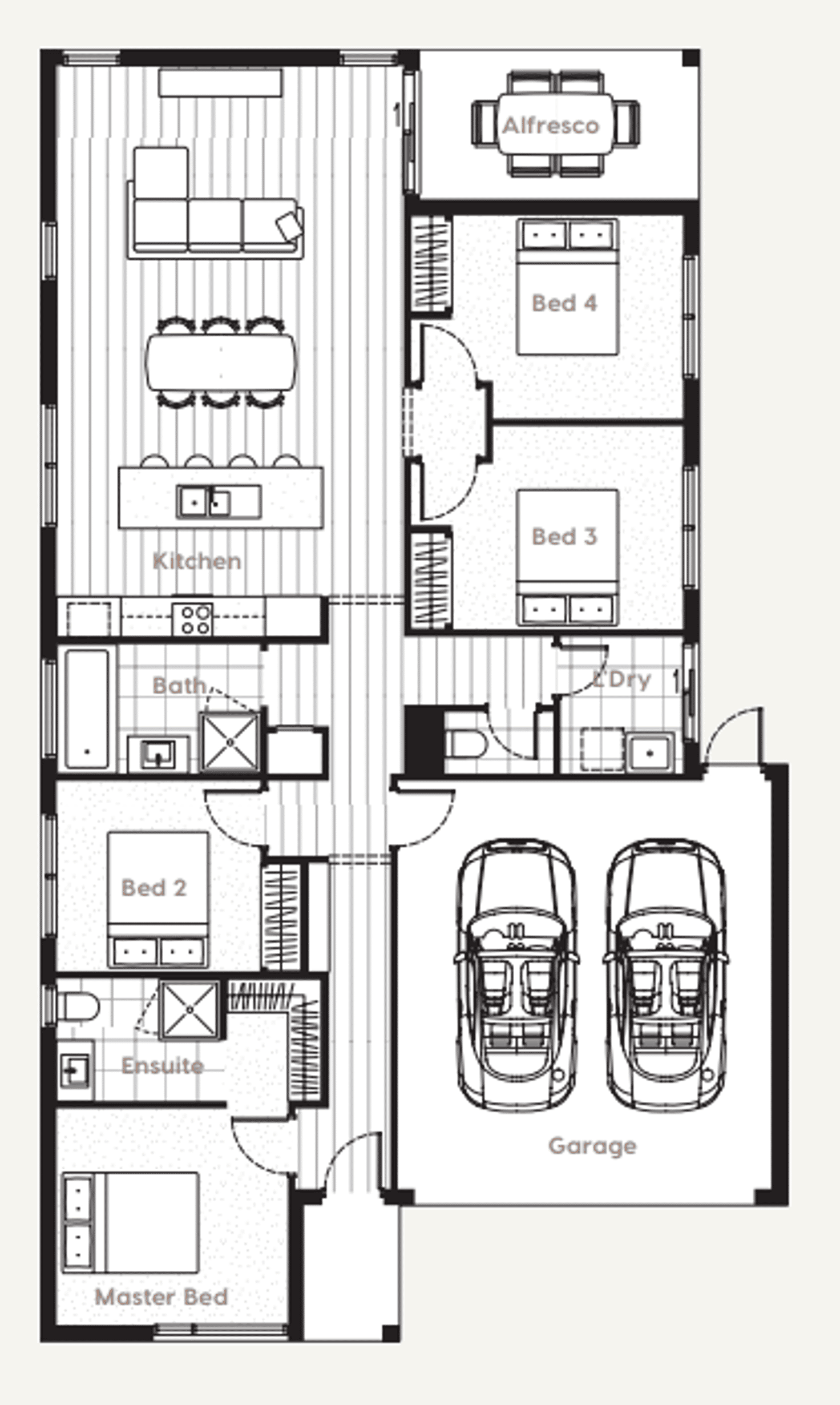 Floorplan of Homely house listing, LOT 127 Baron Road, Melton VIC 3337