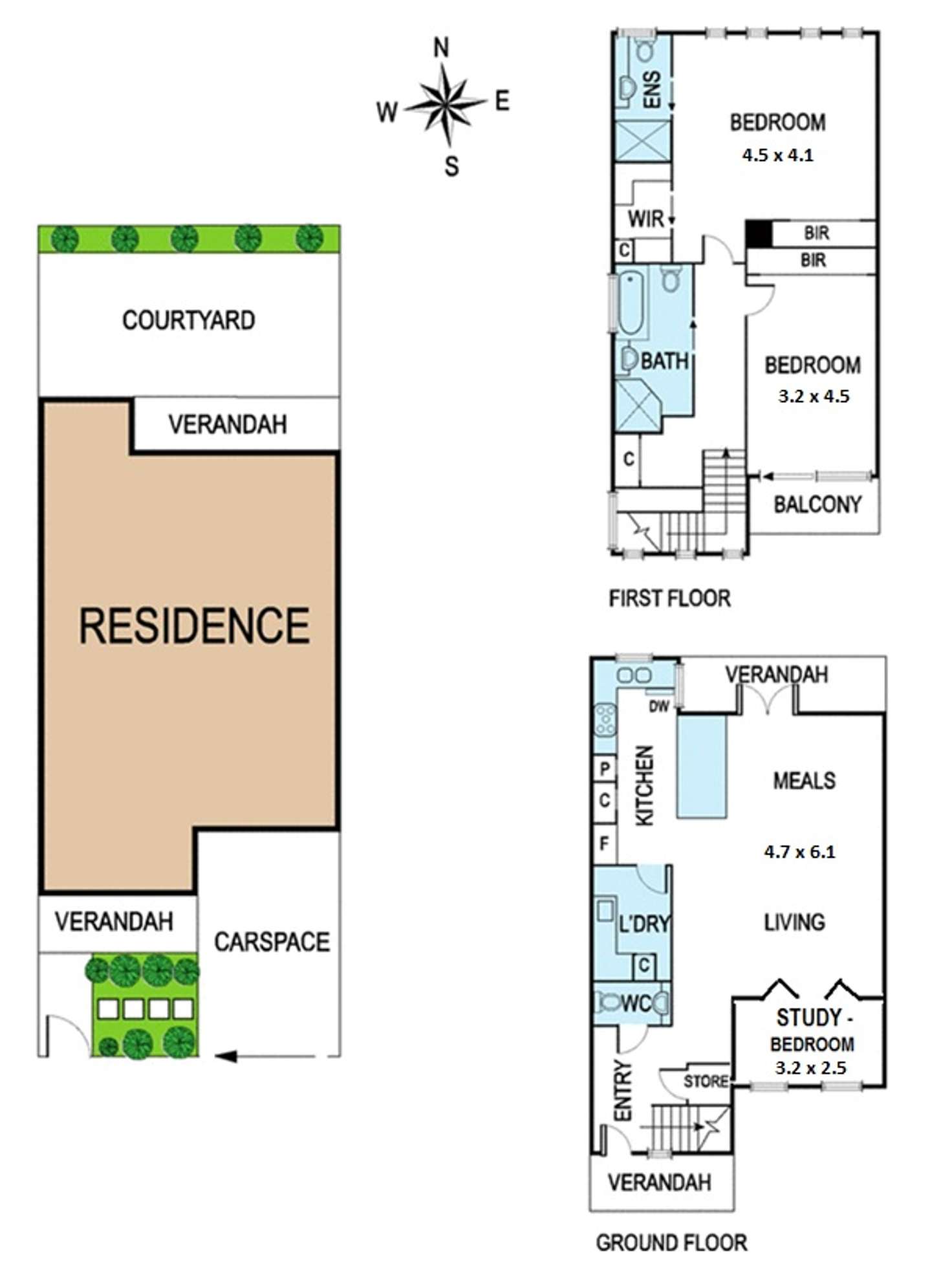 Floorplan of Homely house listing, 217 Highett Street, Richmond VIC 3121