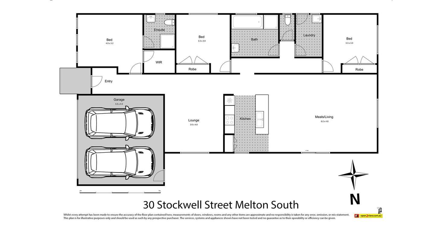 Floorplan of Homely house listing, 30 Stockwell Street, Melton South VIC 3338
