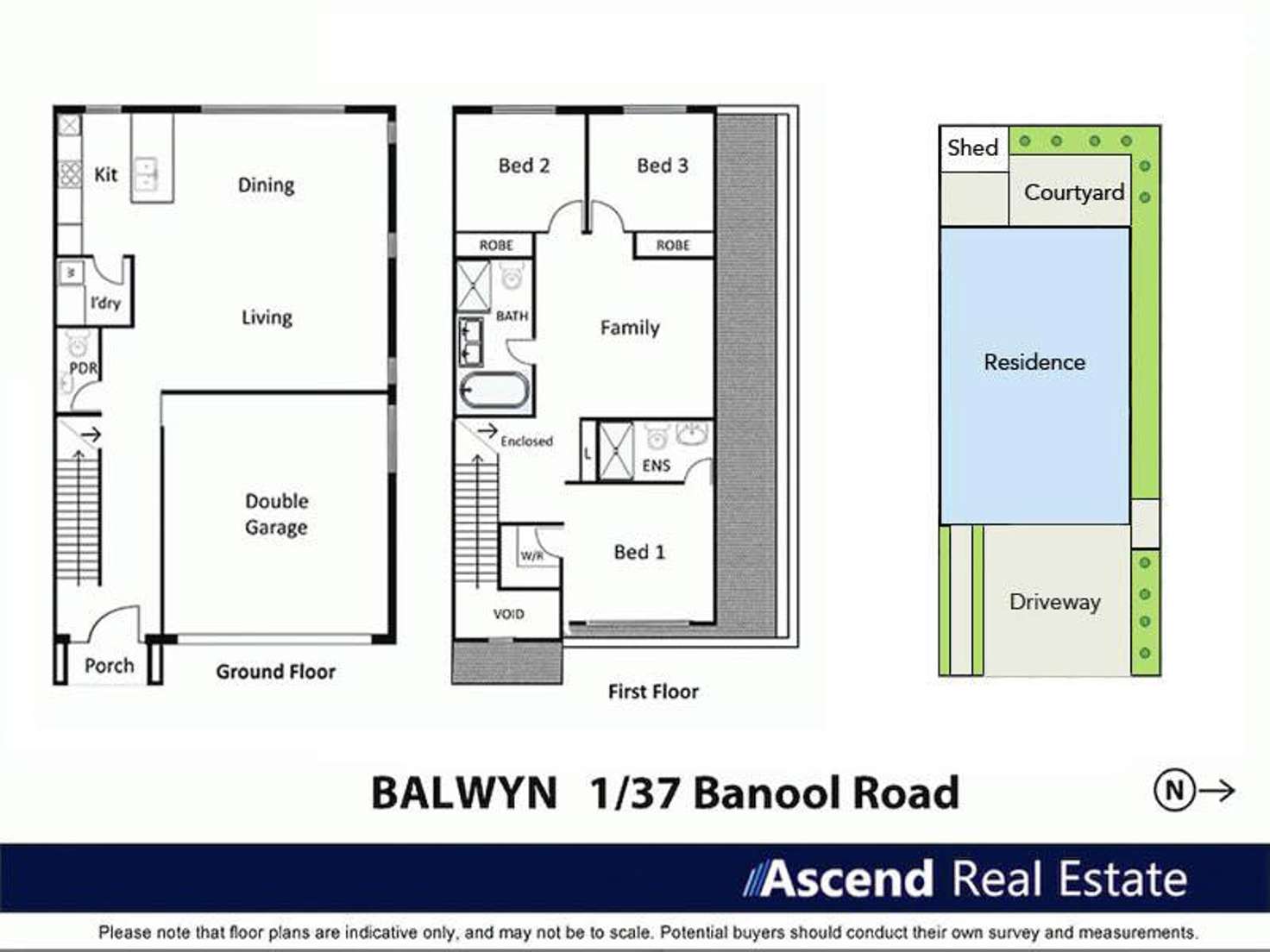 Floorplan of Homely townhouse listing, 1/37 Banool Road, Balwyn VIC 3103