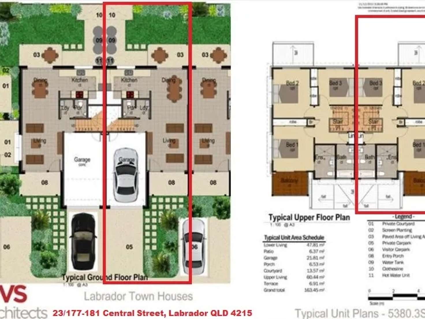 Floorplan of Homely townhouse listing, 23/177 Central Street, Labrador QLD 4215