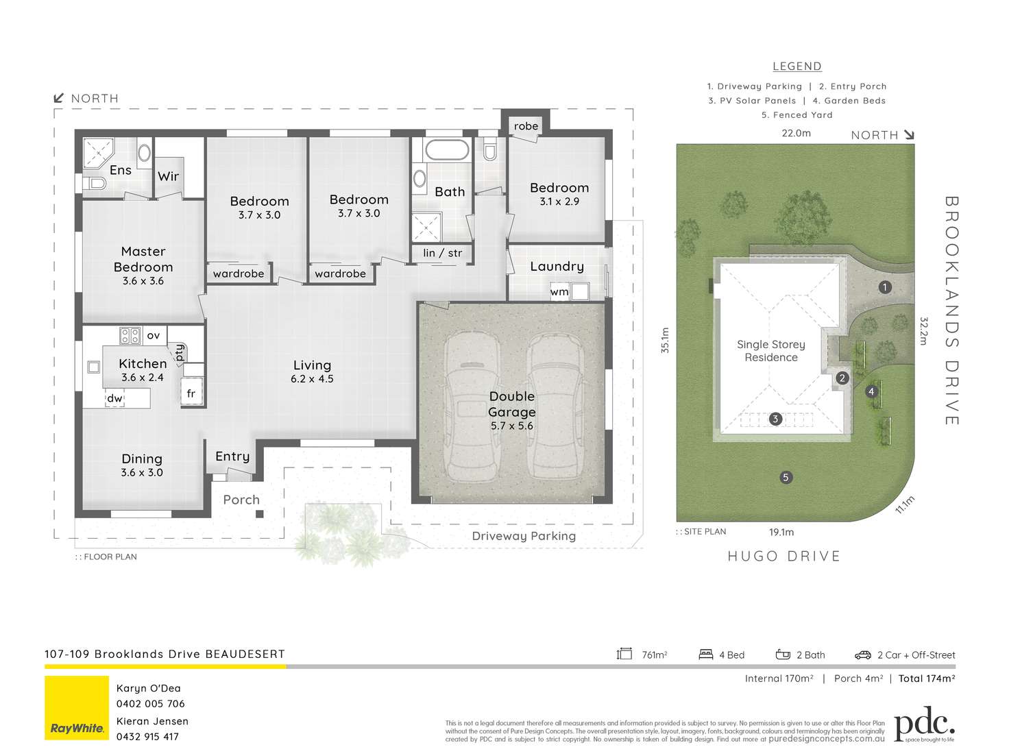 Floorplan of Homely house listing, 107-109 Brooklands Drive, Beaudesert QLD 4285
