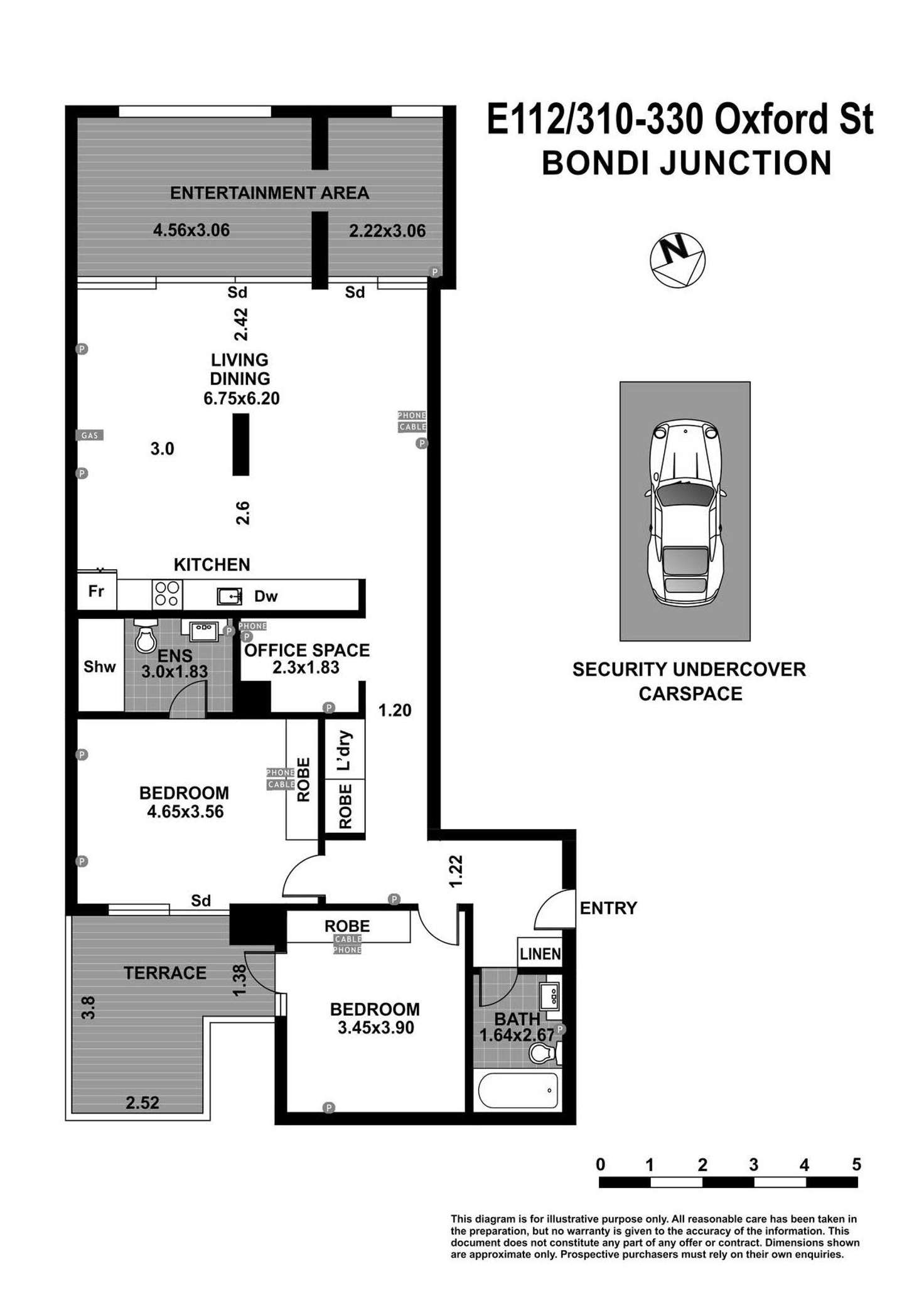 Floorplan of Homely apartment listing, 112/310 Oxford Street, Bondi Junction NSW 2022