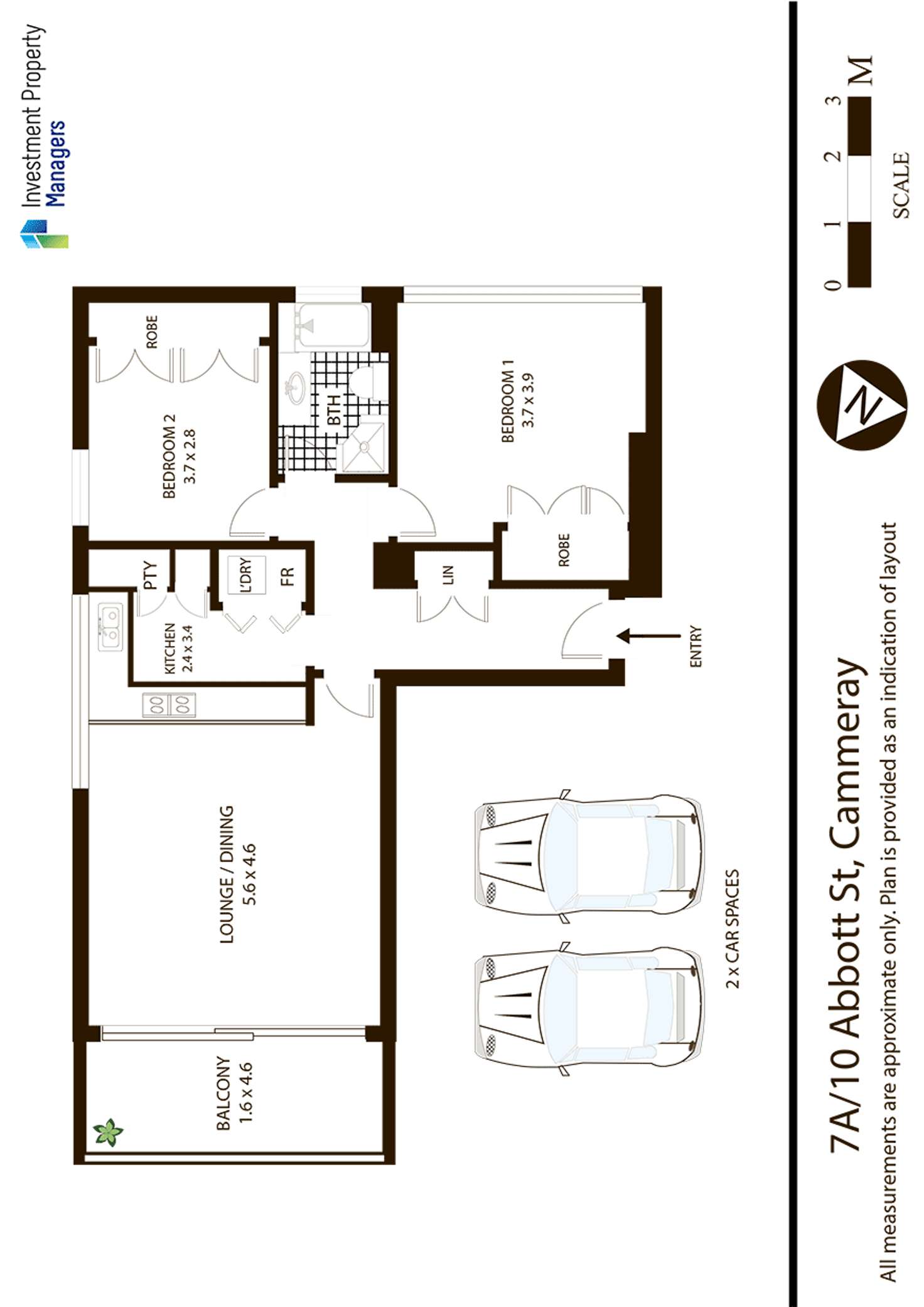 Floorplan of Homely apartment listing, 7a/10 Abbott Street, Cammeray NSW 2062