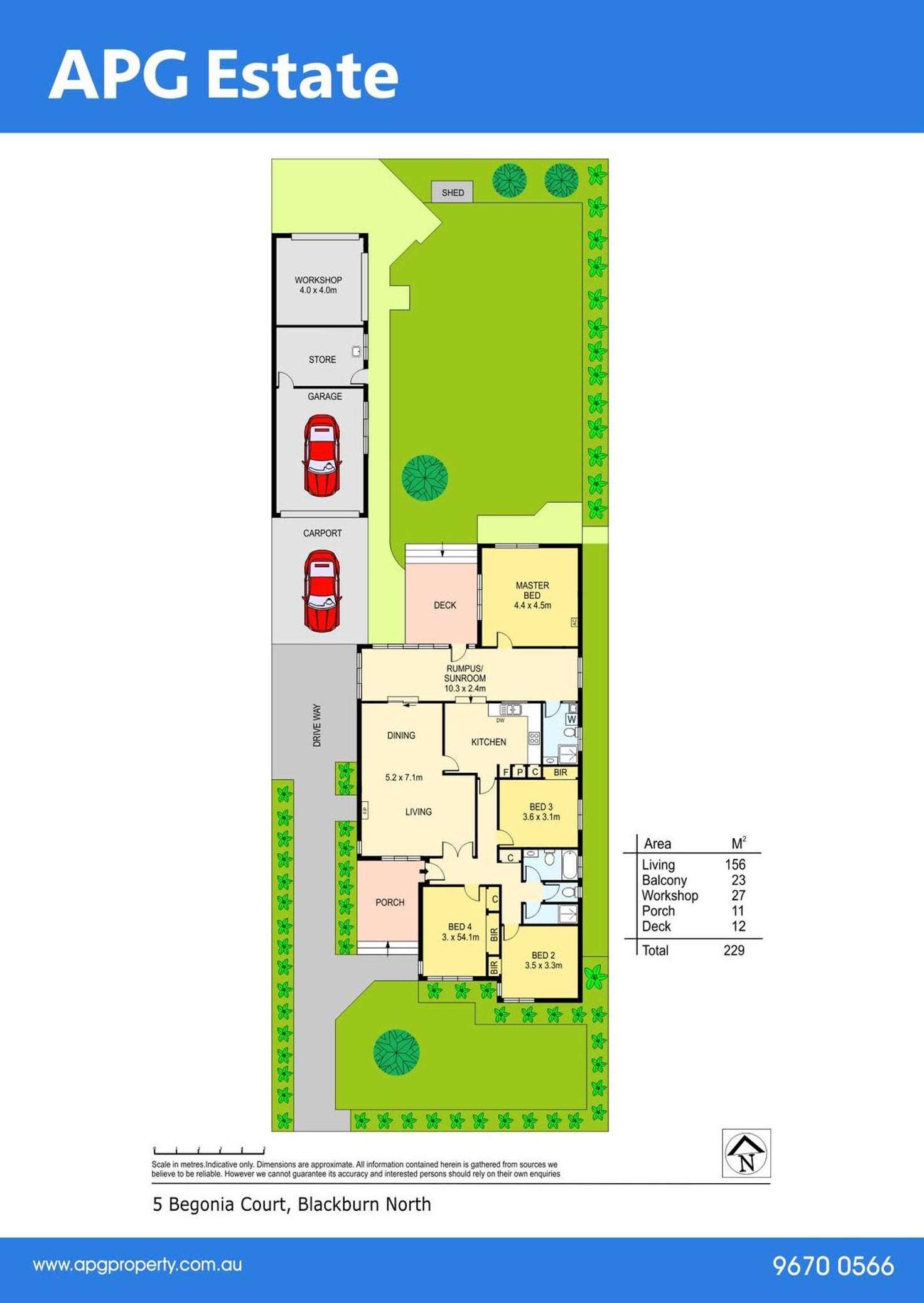Floorplan of Homely house listing, 5 Begonia Court, Blackburn North VIC 3130