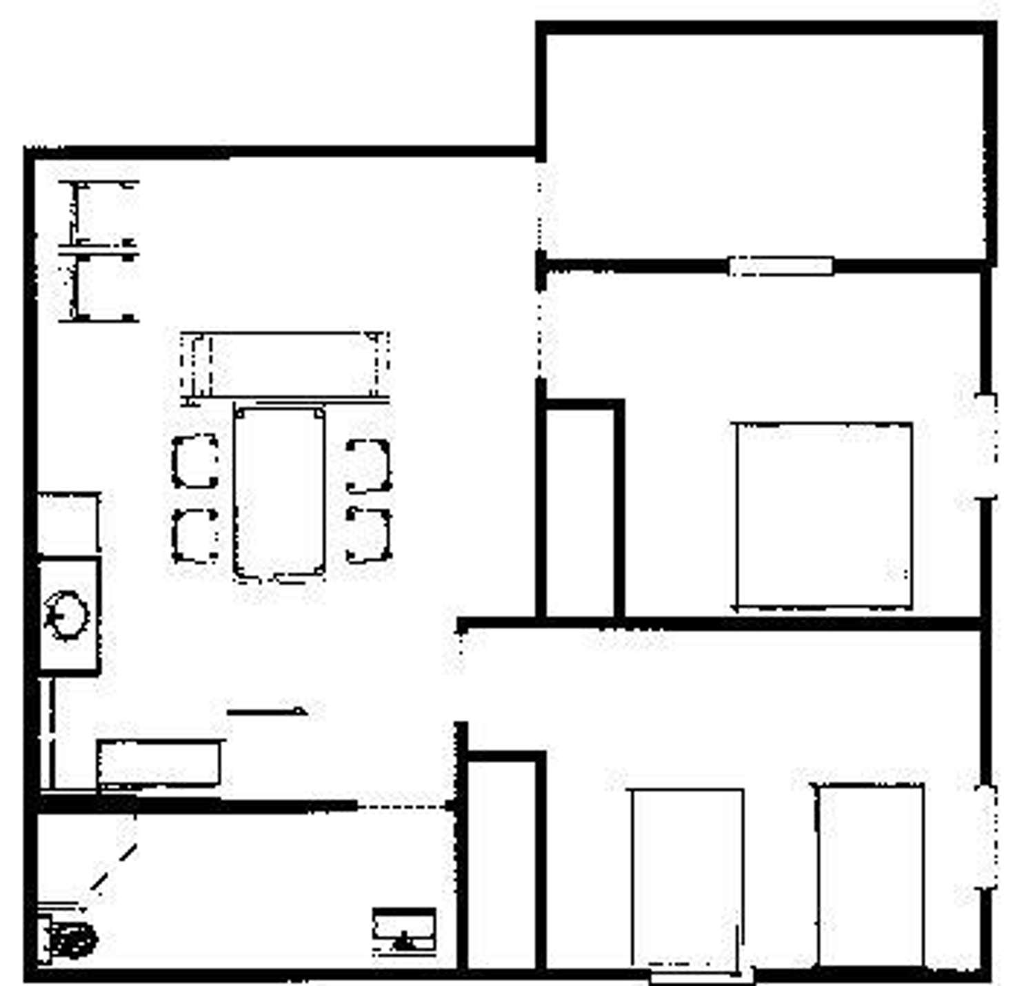 Floorplan of Homely unit listing, Cabin 26/38 David Low Way, Diddillibah QLD 4559