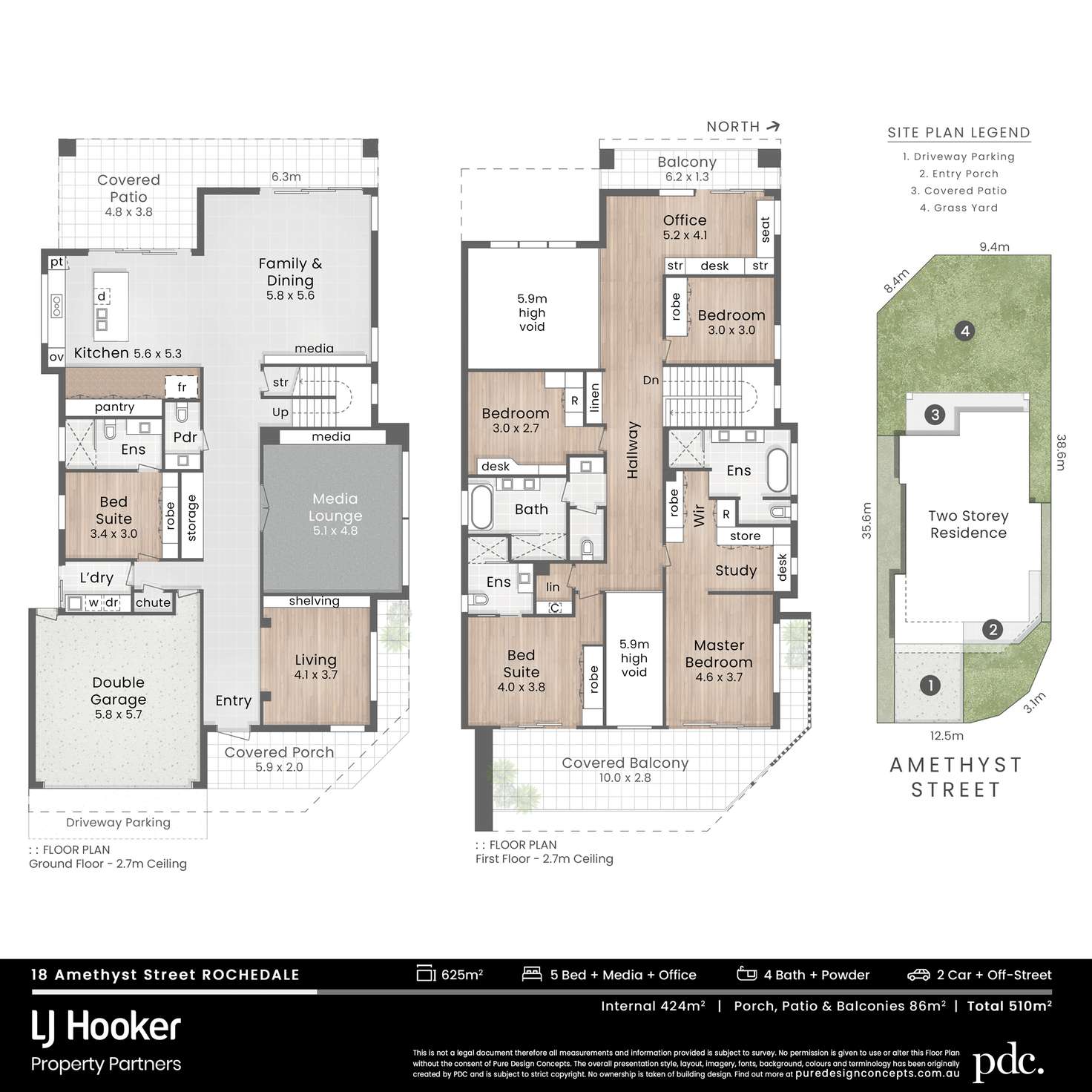 Floorplan of Homely house listing, 18 Amethyst Street, Rochedale QLD 4123