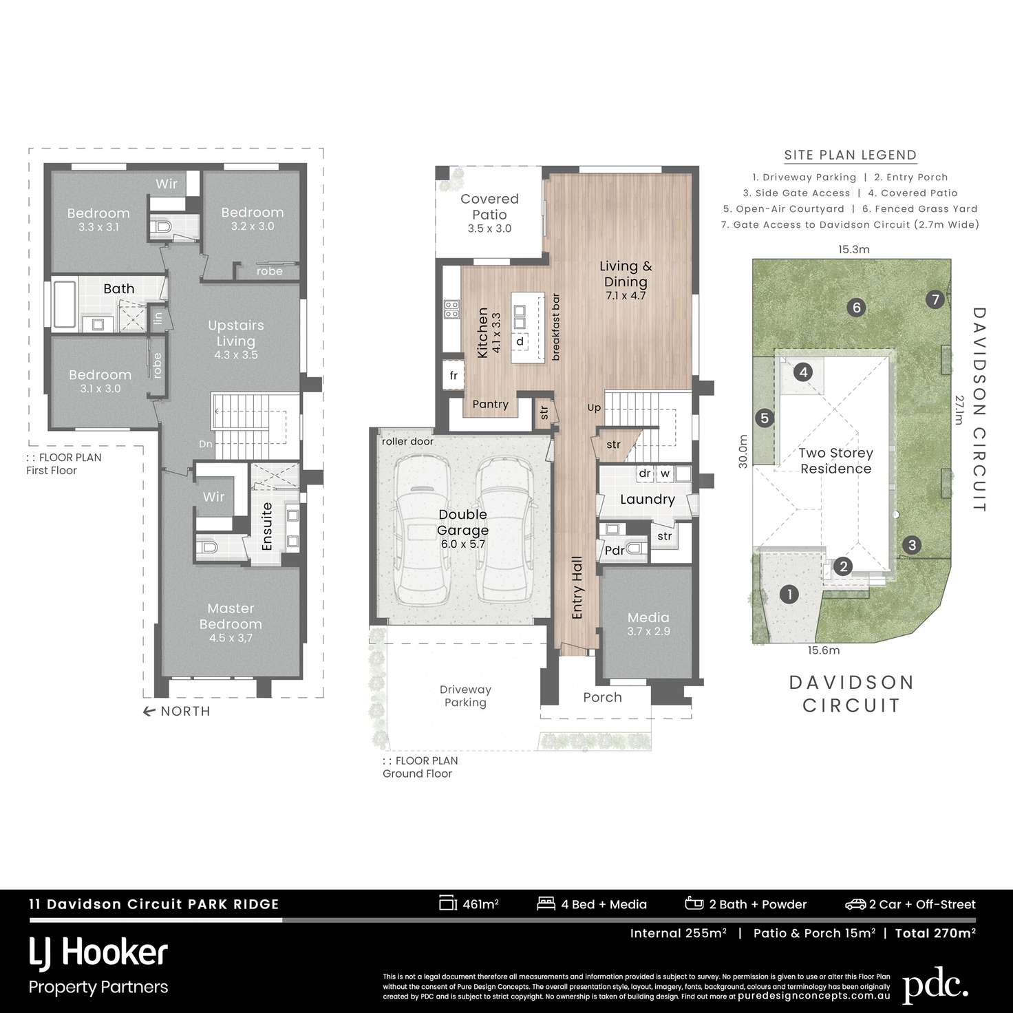 Floorplan of Homely house listing, 11 Davidson Circuit, Park Ridge QLD 4125