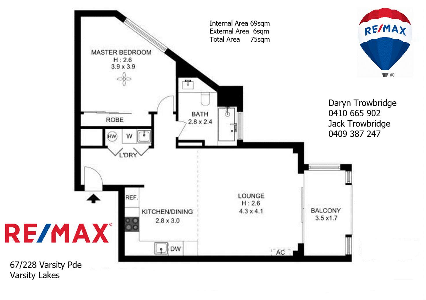 Floorplan of Homely apartment listing, 67/228 Varsity Parade, Varsity Lakes QLD 4227