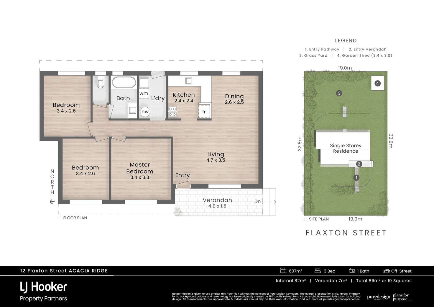 Floorplan of Homely house listing, 12 Flaxton Street, Acacia Ridge QLD 4110
