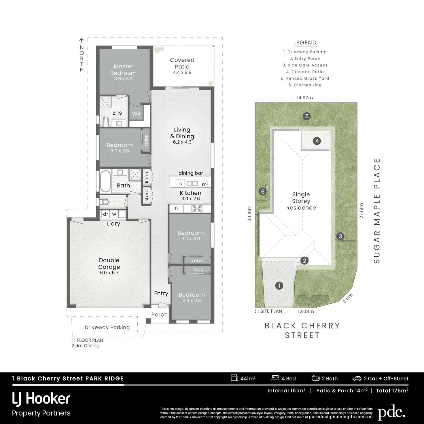 Floorplan of Homely house listing, 1 Black Cherry Street, Park Ridge QLD 4125