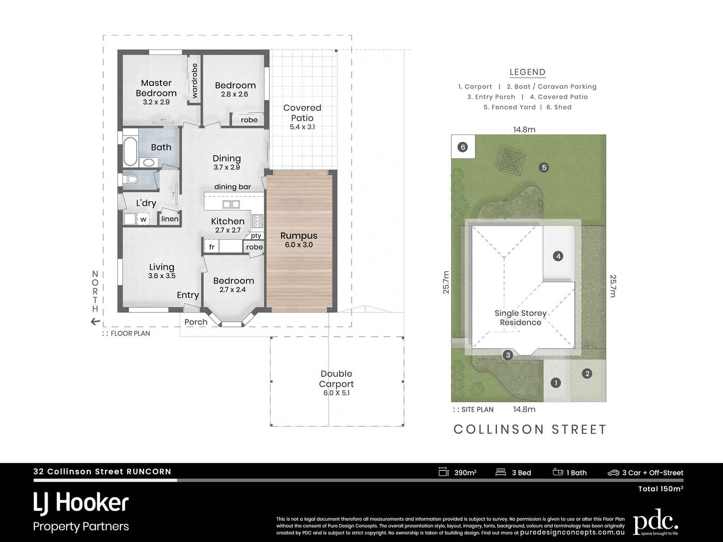 Floorplan of Homely house listing, 32 Collinson Street, Runcorn QLD 4113