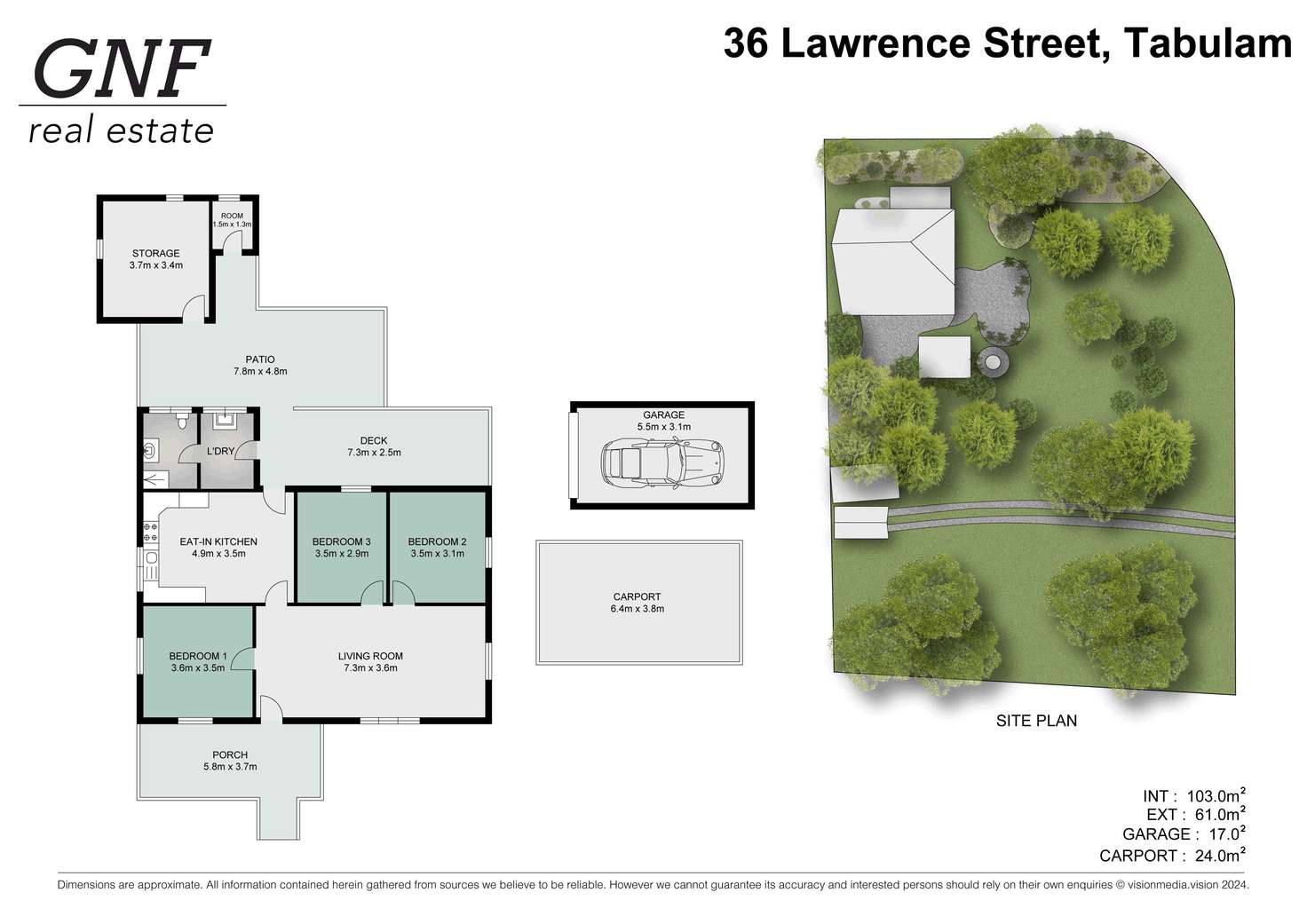 Floorplan of Homely house listing, 36 Lawrence Street, Tabulam NSW 2469