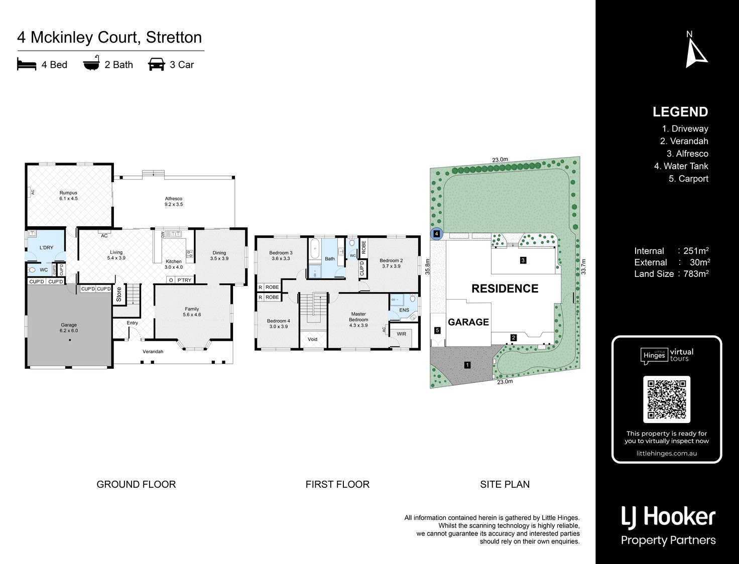 Floorplan of Homely house listing, 4 McKinley Court, Stretton QLD 4116
