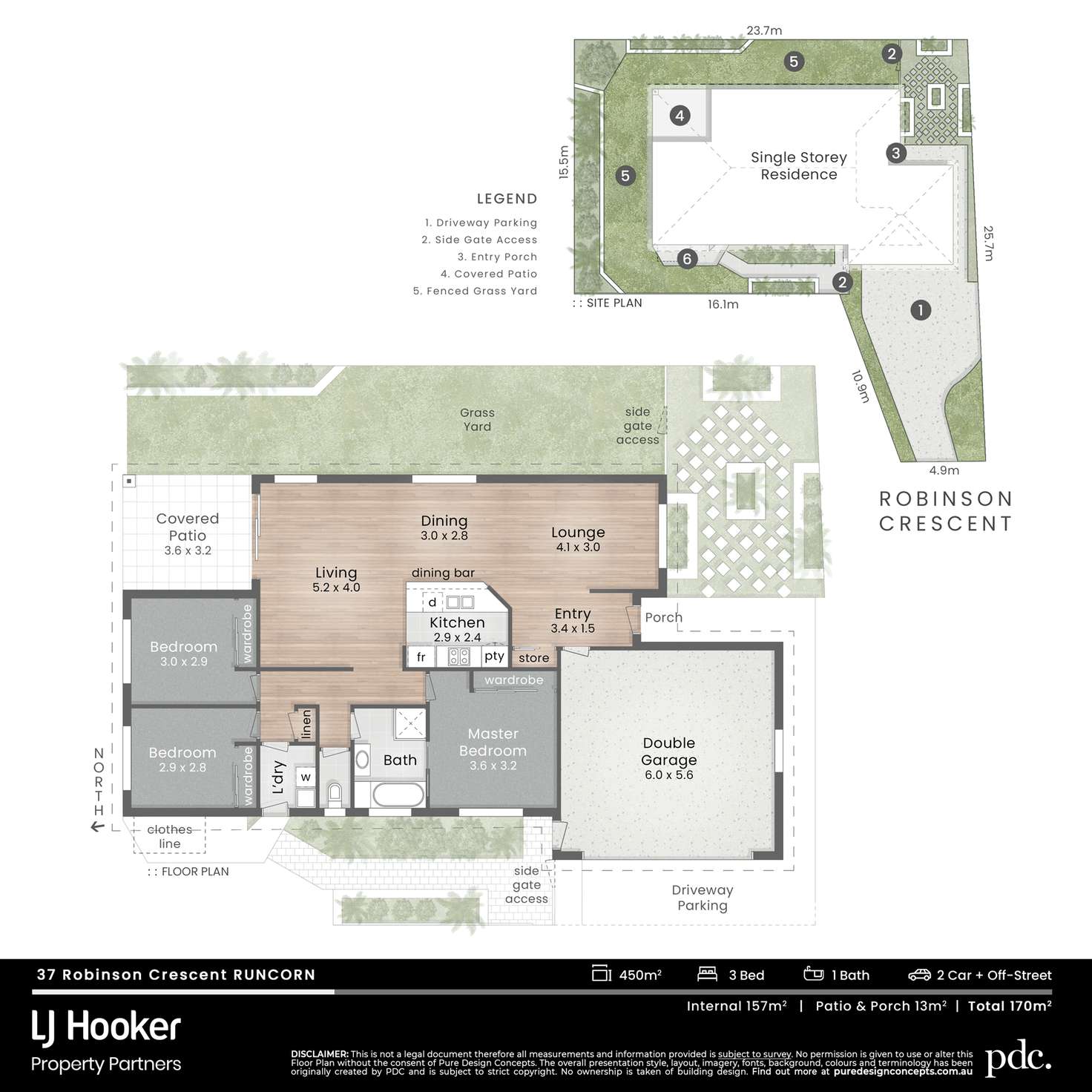 Floorplan of Homely house listing, 37 Robinson Crescent, Runcorn QLD 4113