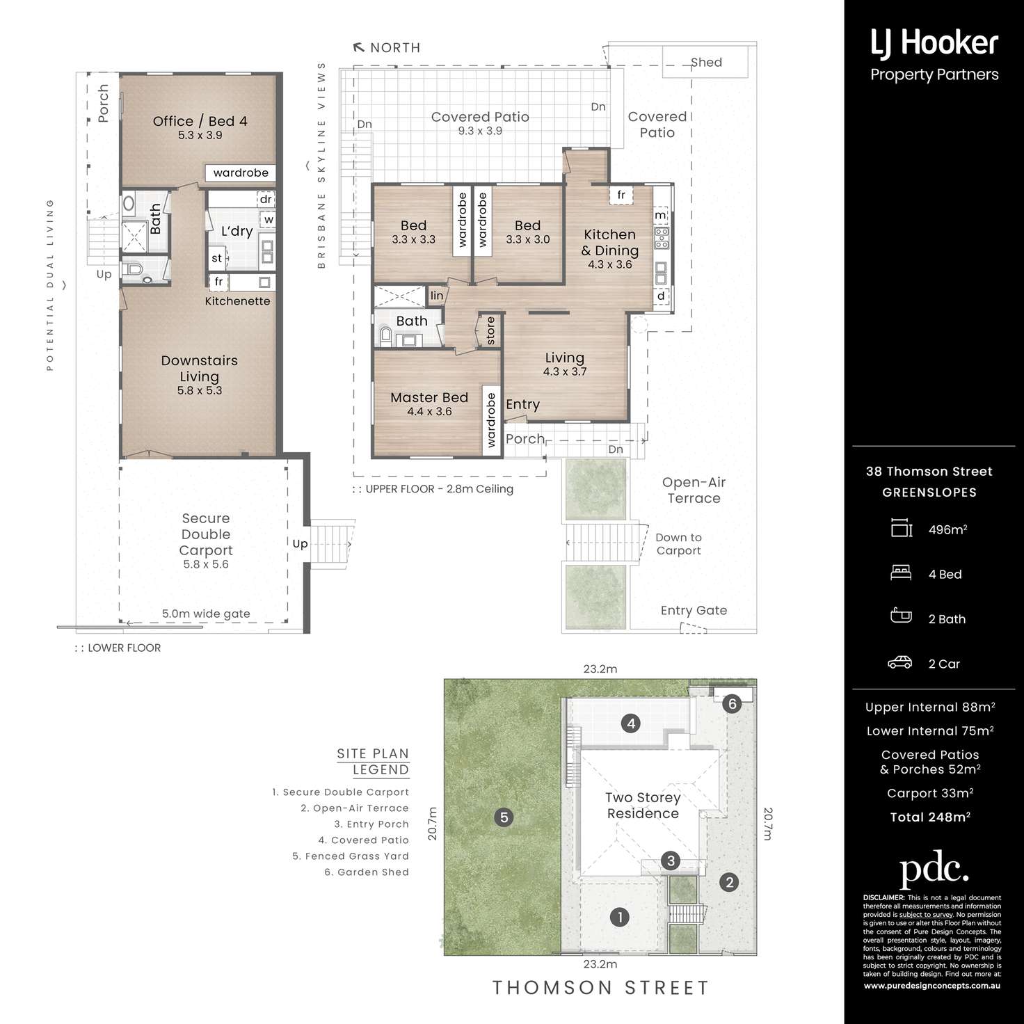 Floorplan of Homely house listing, 38 Thomson Street, Greenslopes QLD 4120