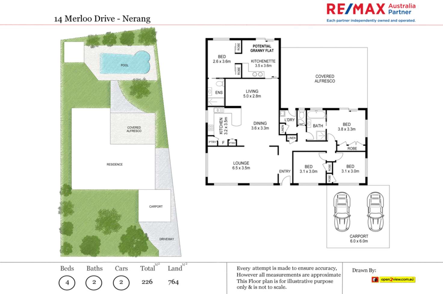 Floorplan of Homely house listing, 14 Merloo Dr, Nerang QLD 4211