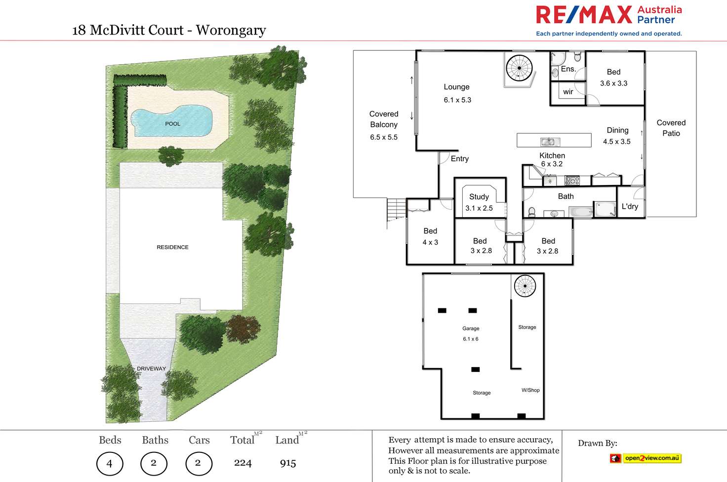 Floorplan of Homely house listing, 18 McDivitt Court, Worongary QLD 4213
