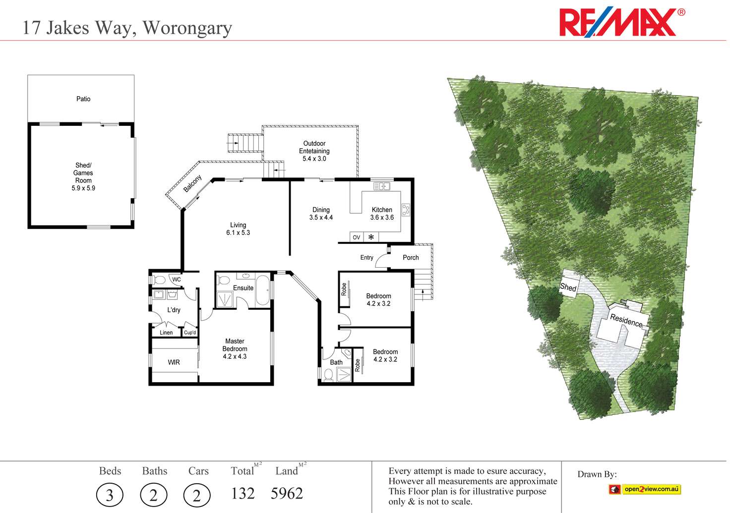Floorplan of Homely house listing, 17 Jakes Way, Worongary QLD 4213