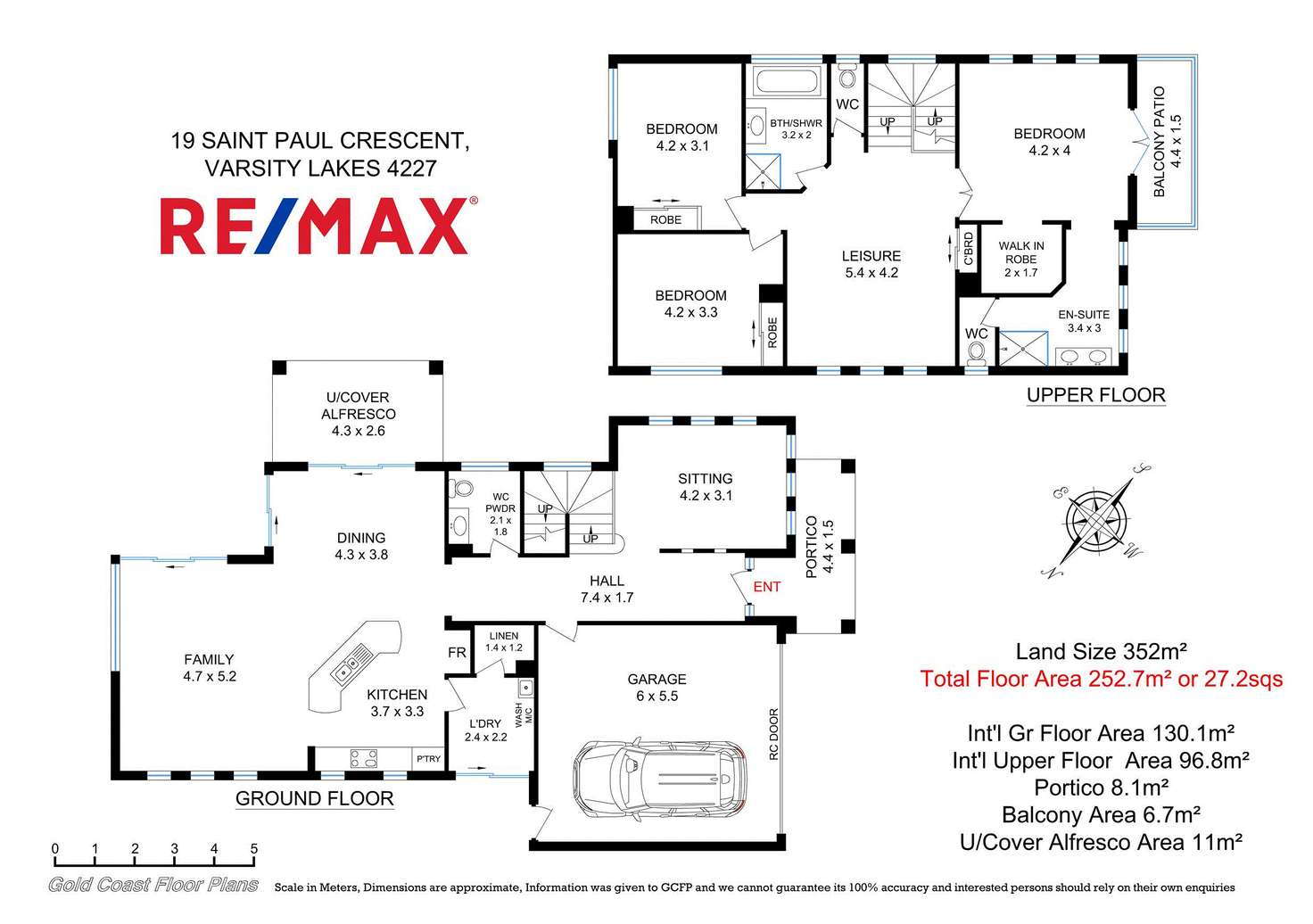 Floorplan of Homely house listing, 19 St Paul Cr, Varsity Lakes QLD 4227