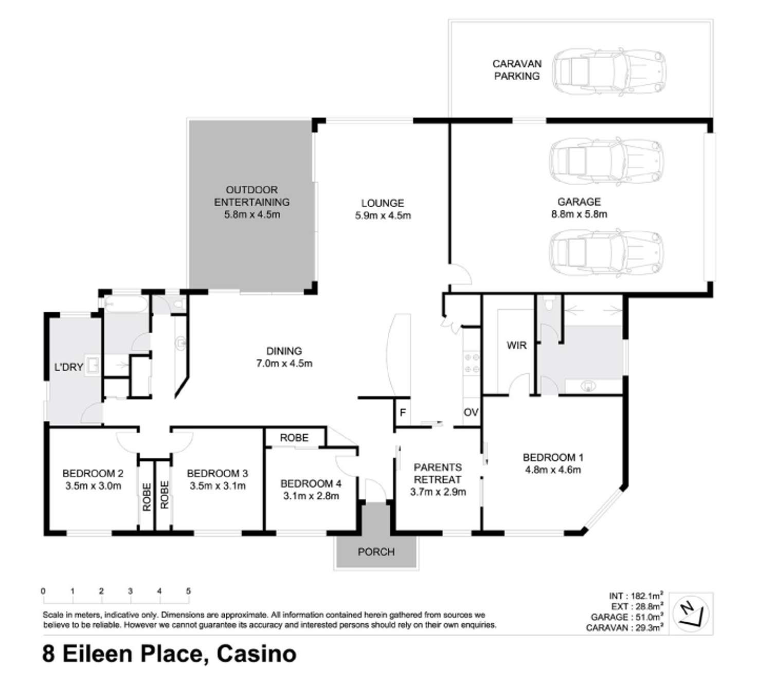 Floorplan of Homely house listing, 8 Eileen Place, Casino NSW 2470