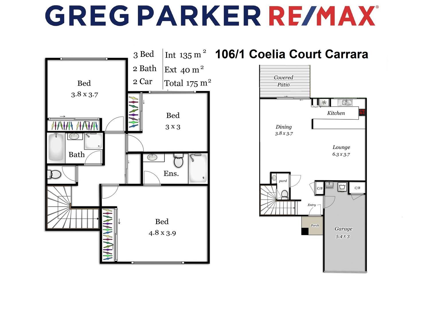 Floorplan of Homely townhouse listing, 106/1 Coelia Court, Carrara QLD 4211