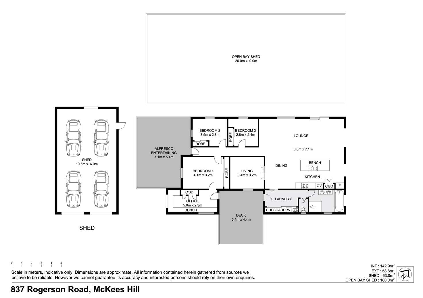 Floorplan of Homely house listing, 837 Rogerson Road, Mckees Hill NSW 2480