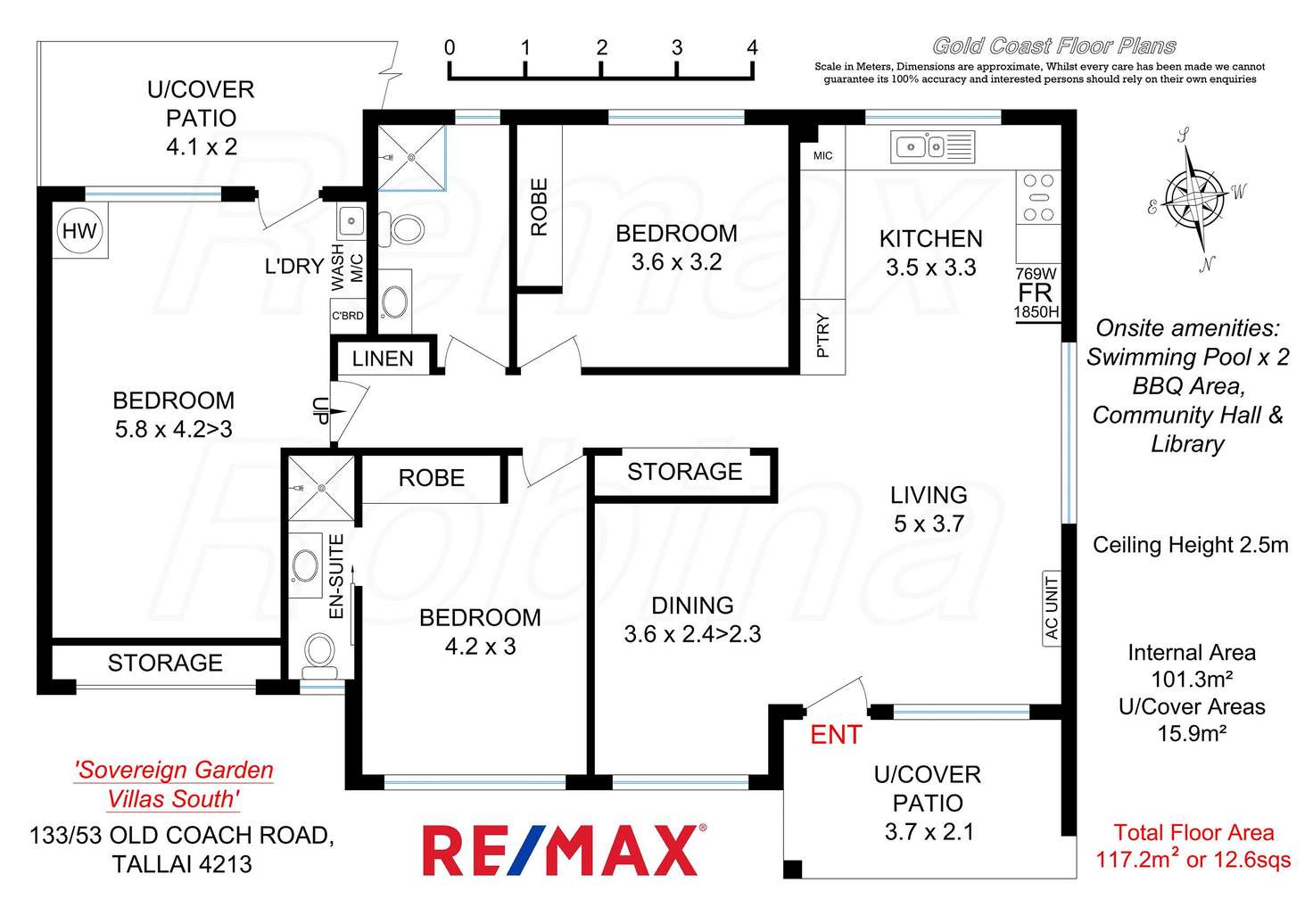 Floorplan of Homely villa listing, 133/53 Old Coach Road, Tallai QLD 4213