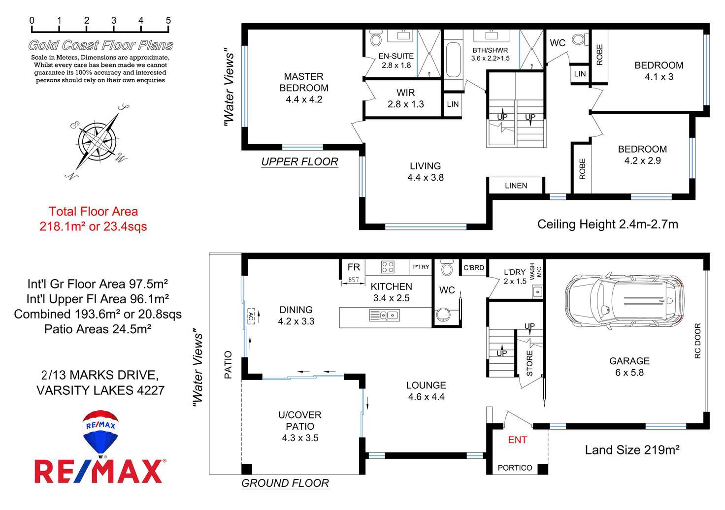 Floorplan of Homely unit listing, 2/13 Marks Drive, Varsity Lakes QLD 4227