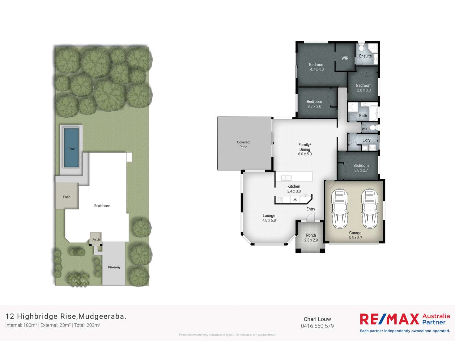 Floorplan of Homely house listing, 12 Highbridge Rise, Mudgeeraba QLD 4213