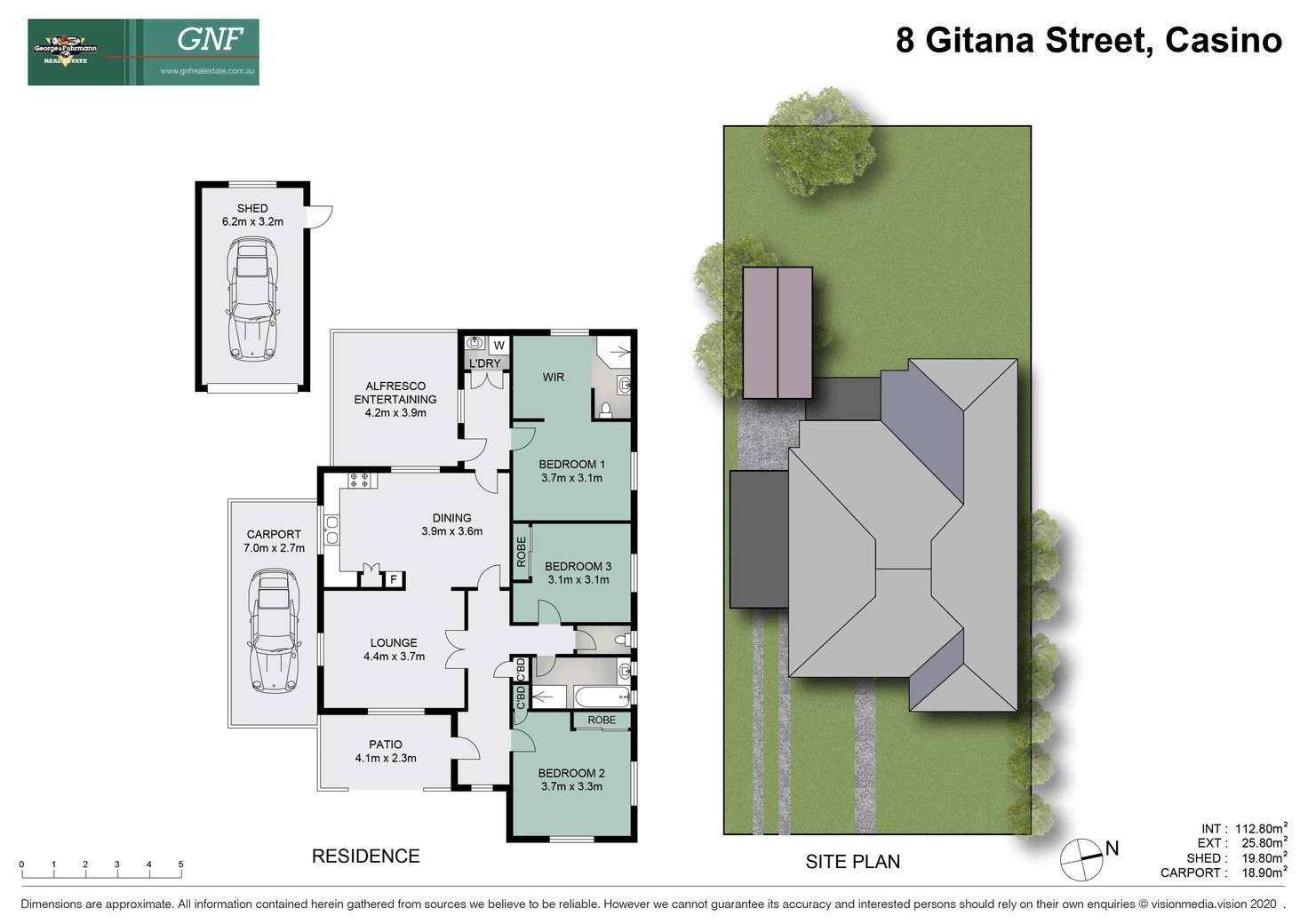 Floorplan of Homely house listing, 8 Gitana Street, Casino NSW 2470