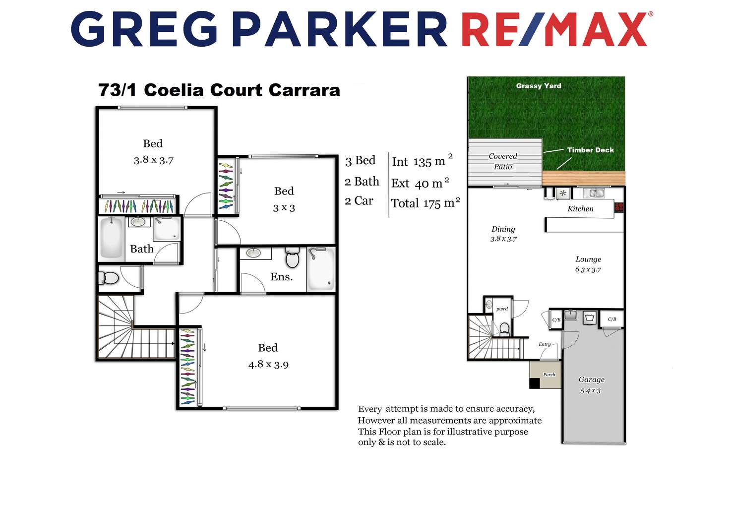 Floorplan of Homely townhouse listing, 73/1 Coelia Crt, Carrara QLD 4211