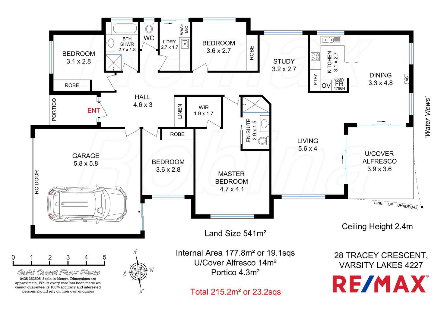 Floorplan of Homely house listing, 28 Tracey Cr, Varsity Lakes QLD 4227