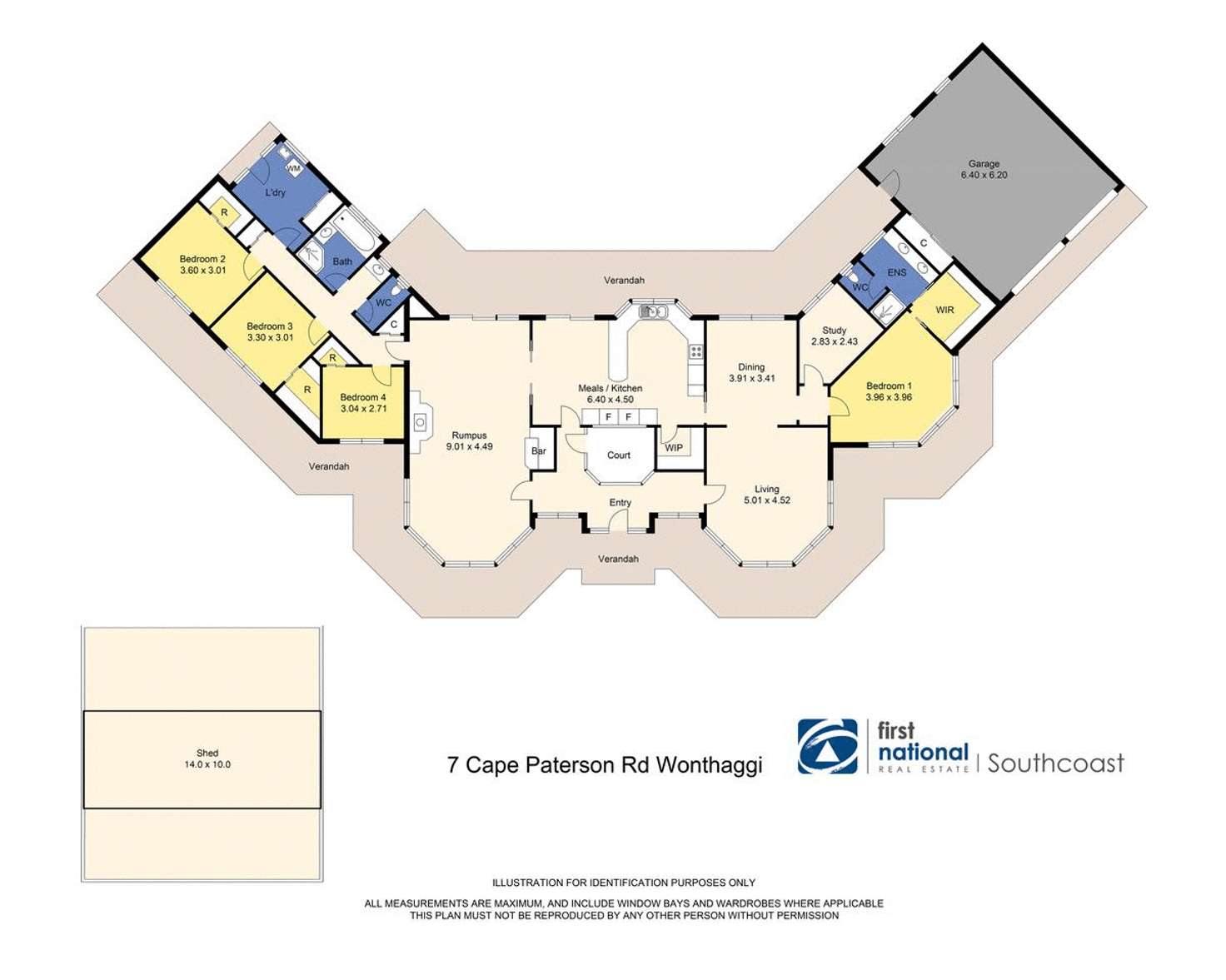 Floorplan of Homely acreageSemiRural listing, 7 Cape Paterson Road, Wonthaggi VIC 3995