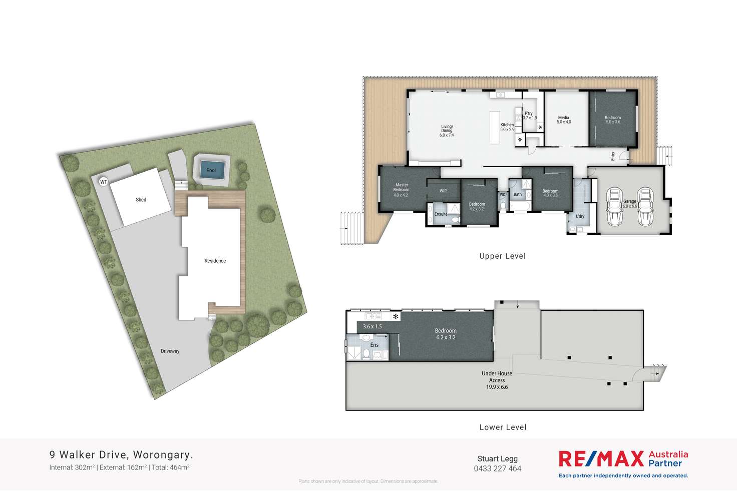 Floorplan of Homely house listing, 9 Walker Drive, Worongary QLD 4213