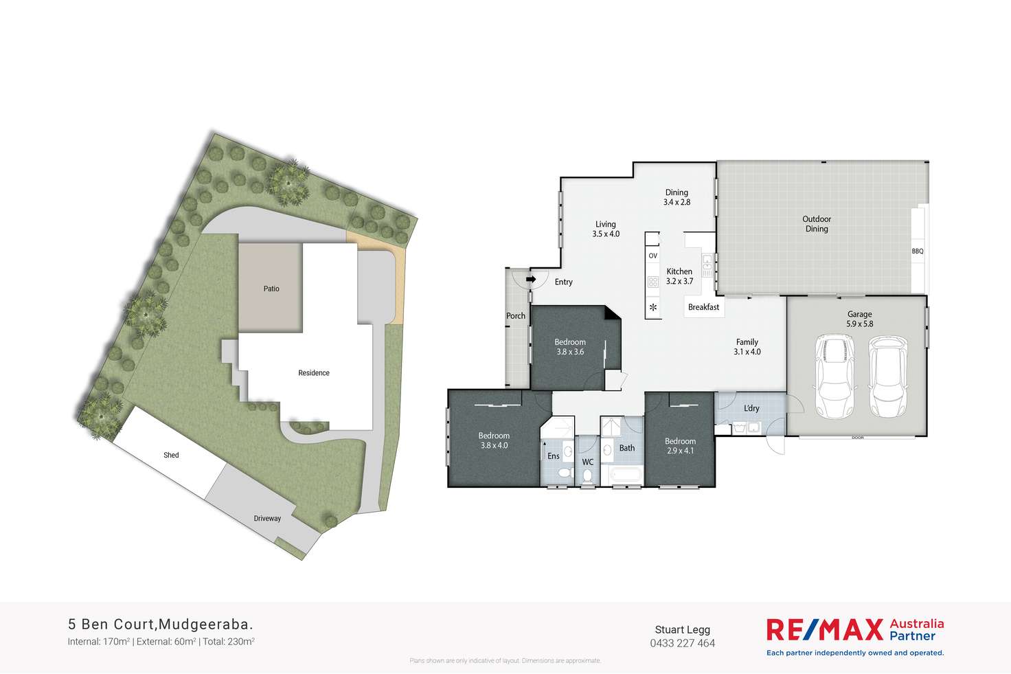 Floorplan of Homely house listing, 5 Ben Court, Mudgeeraba QLD 4213