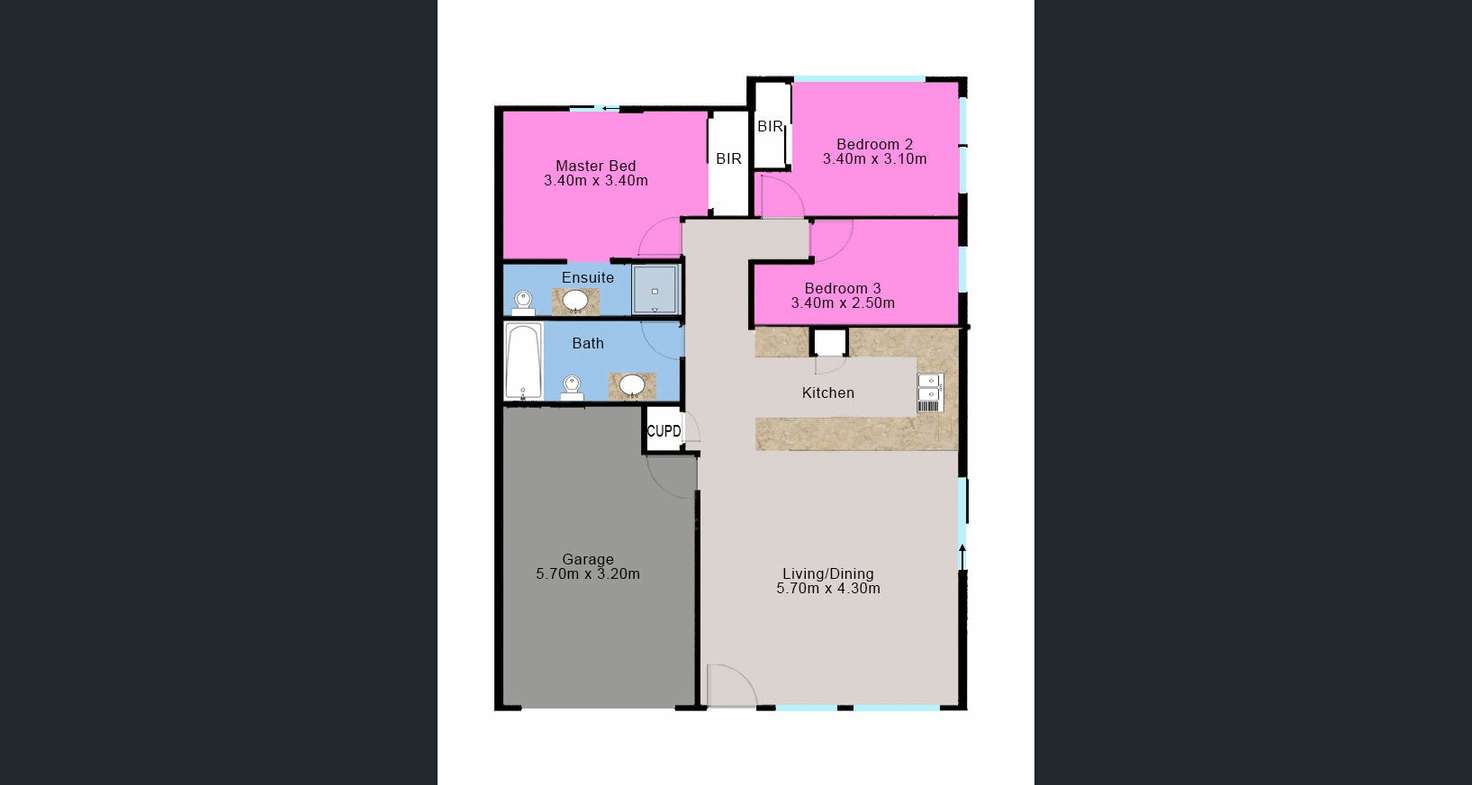 Floorplan of Homely unit listing, 84/14 Everest Street, Warner QLD 4500