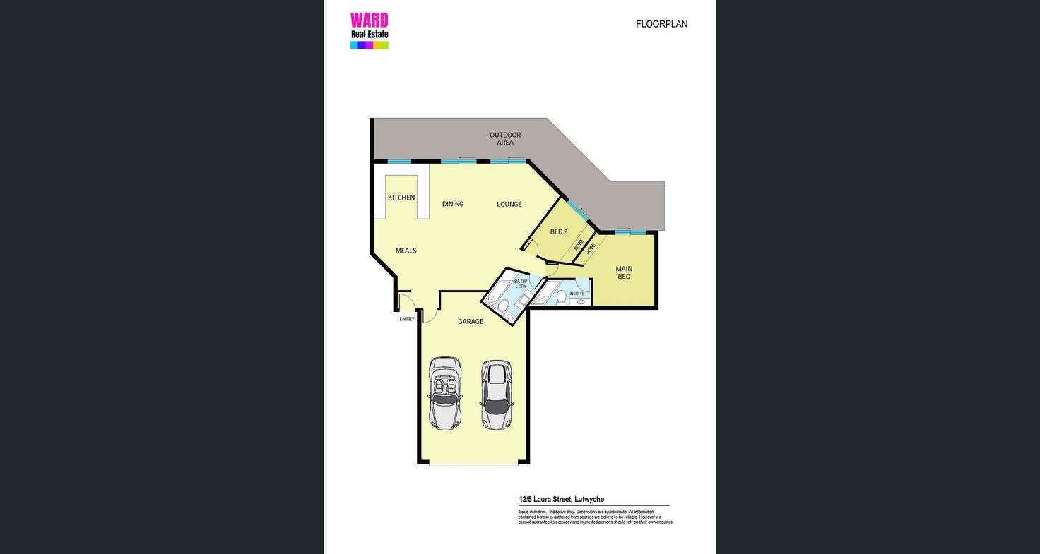 Floorplan of Homely unit listing, 12/5 Laura Street, Lutwyche QLD 4030