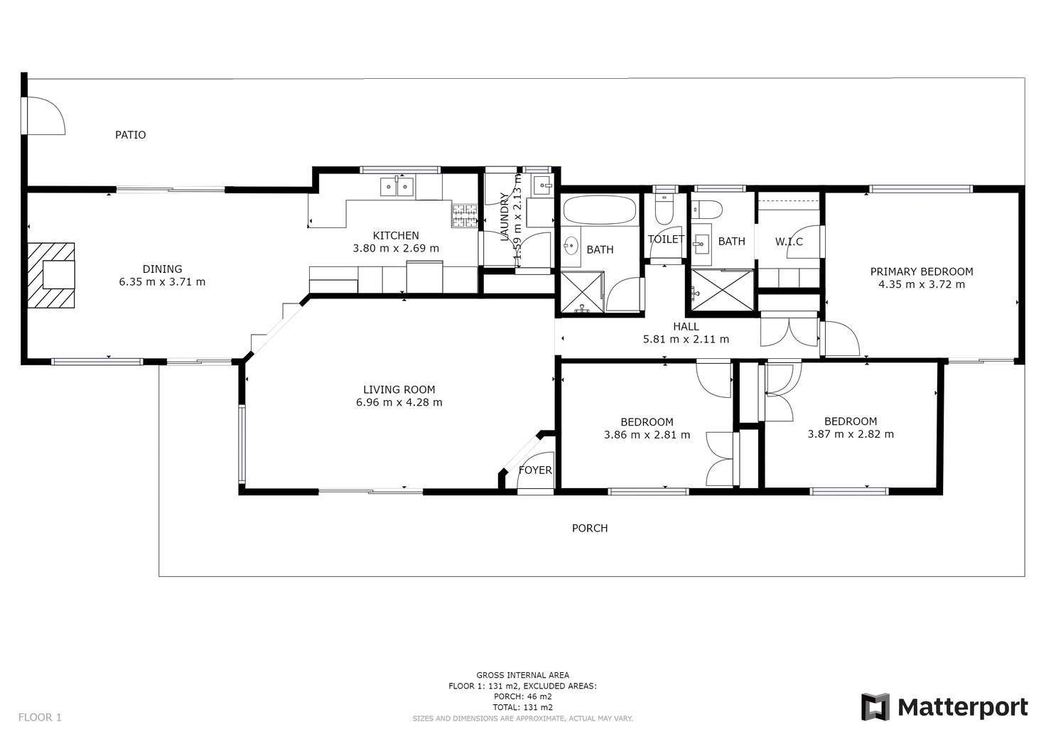 Floorplan of Homely house listing, 35 Sunningdale Circuit, Robina QLD 4226