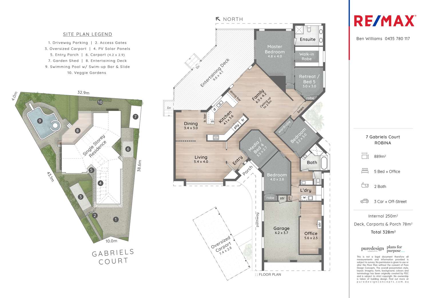 Floorplan of Homely house listing, 7 Gabriels Court, Robina QLD 4226