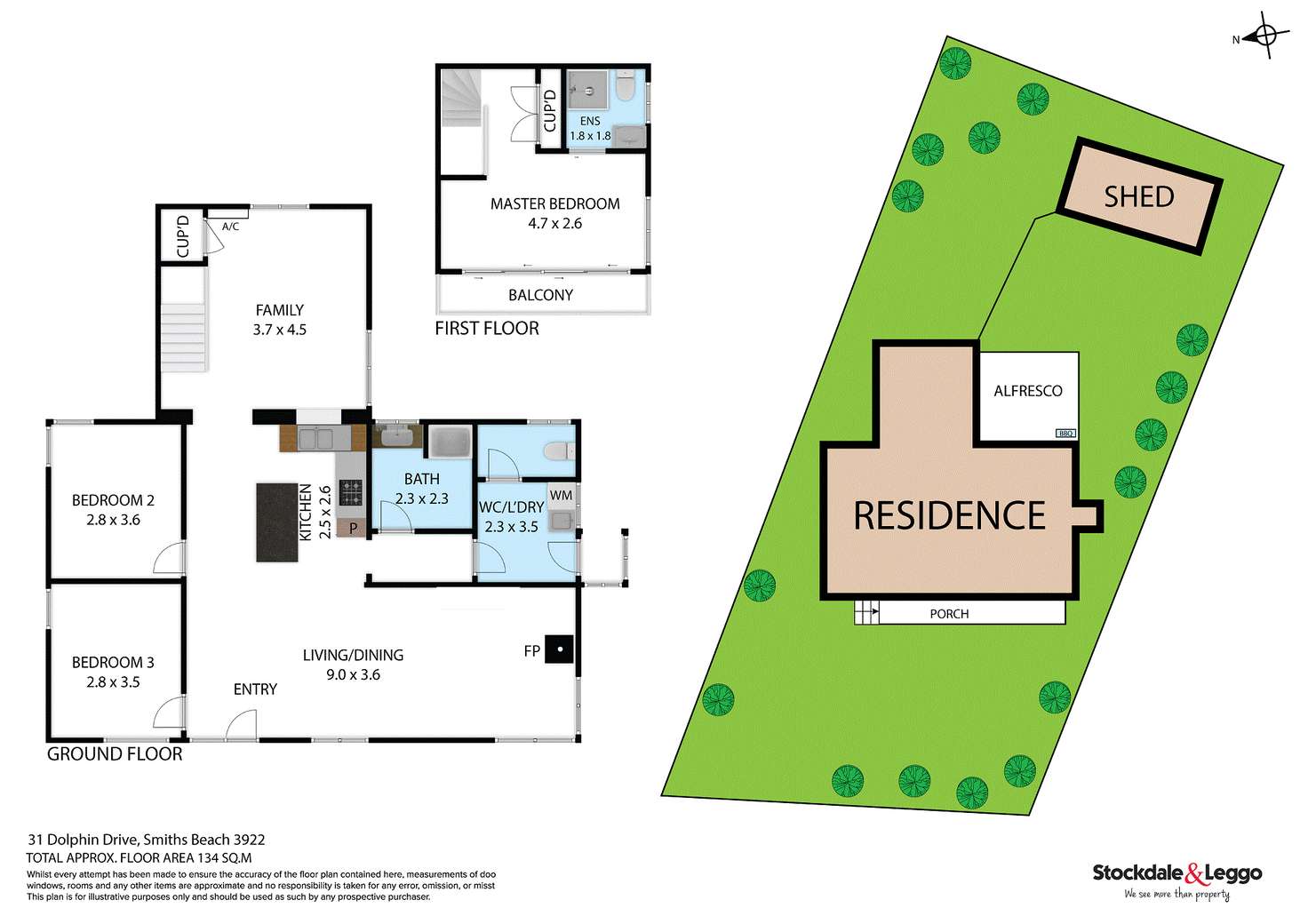 Floorplan of Homely house listing, 31 Dolphin Drive, Smiths Beach VIC 3922