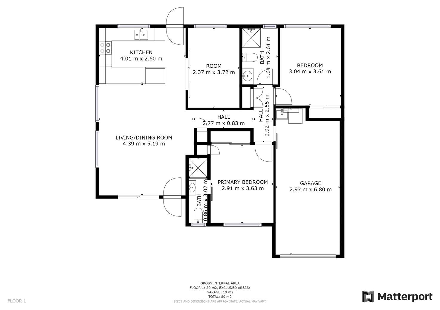 Floorplan of Homely villa listing, 80/37 Old Coach Road, Tallai QLD 4213