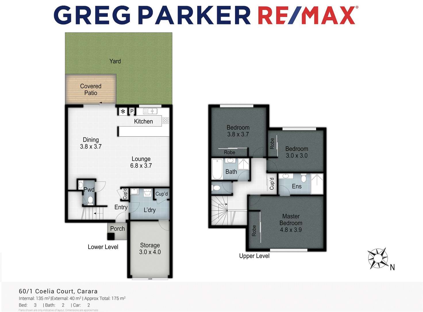 Floorplan of Homely townhouse listing, 60/1 Coelia Court, Carrara QLD 4211