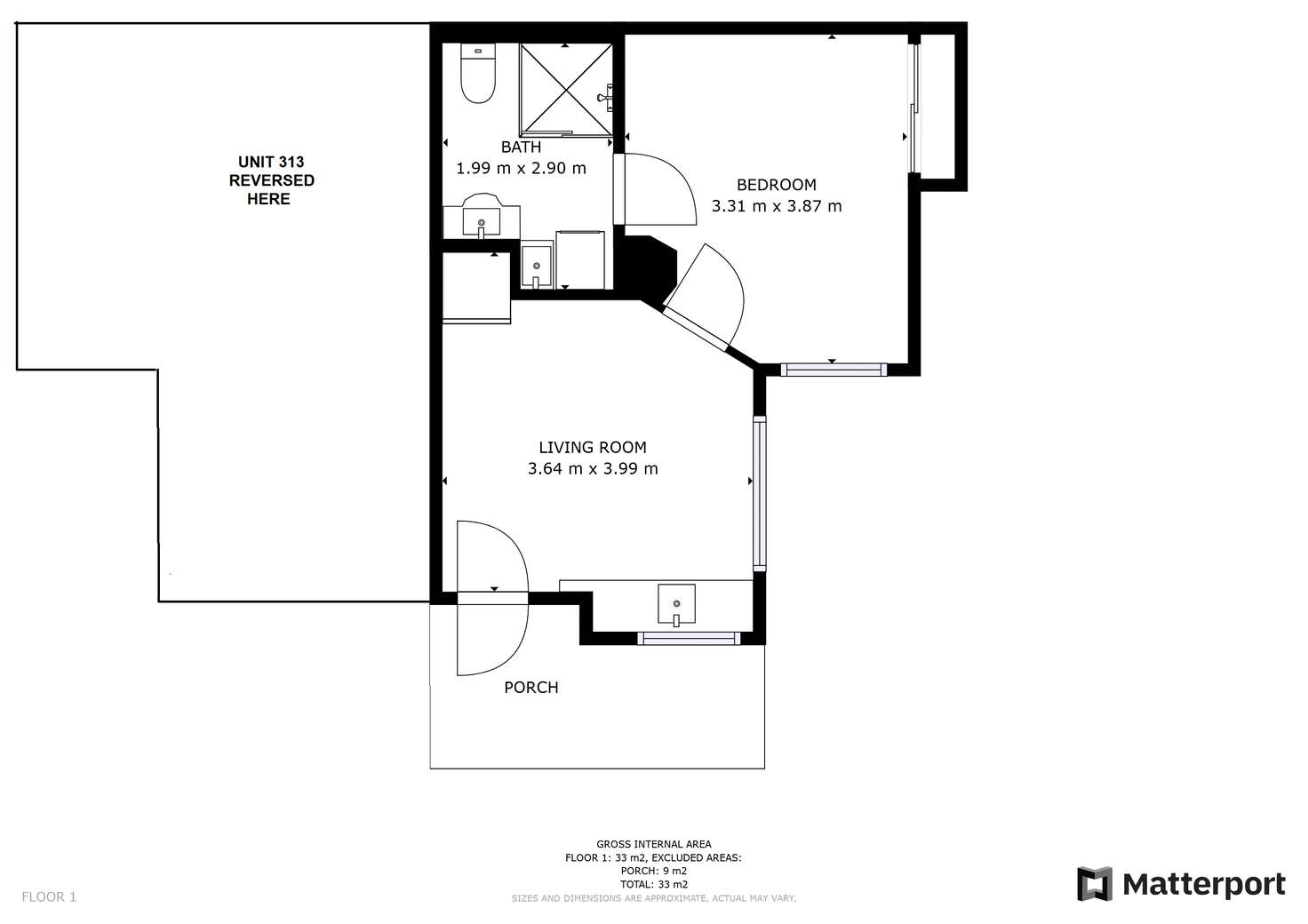 Floorplan of Homely villa listing, 330/5 Bourton Road, Merrimac QLD 4226